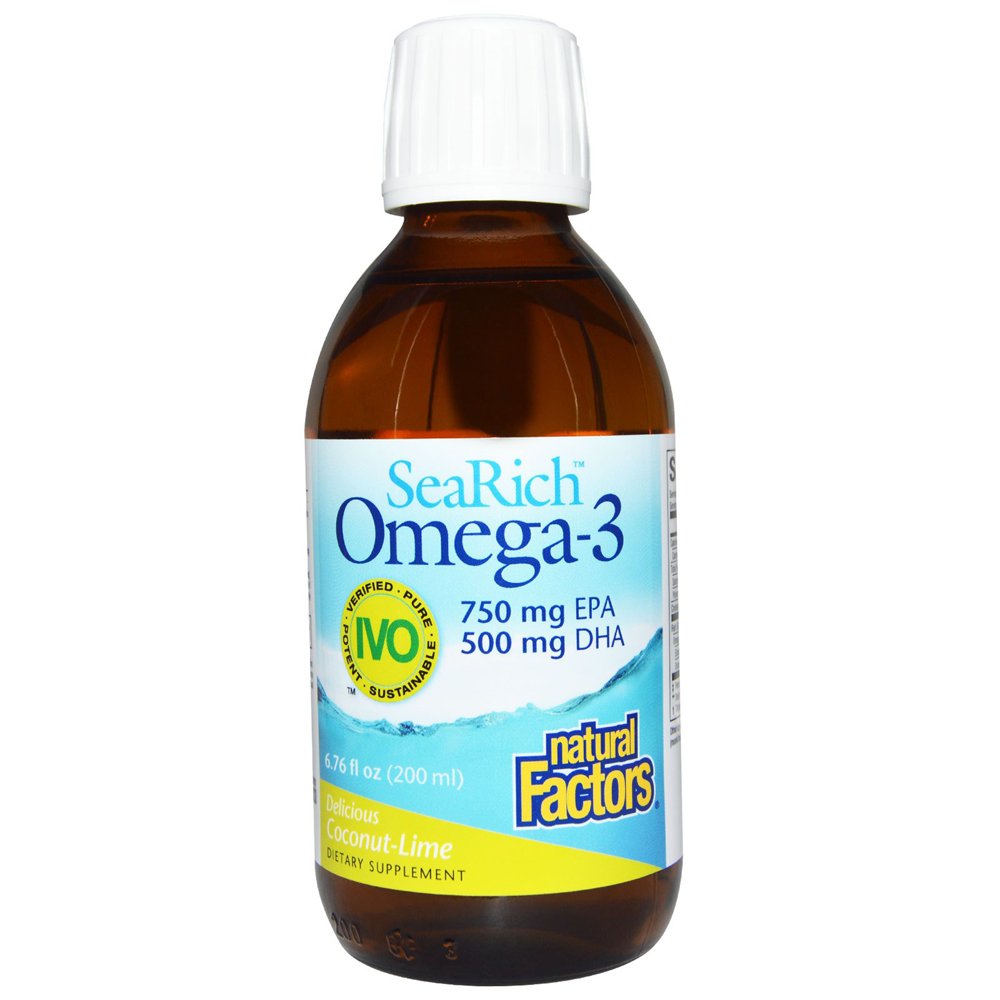 Foto 2 pulgar | Suplemento Natural Factors, Rico En Omega 3, 750 Mg De Epa, 500 Mg De Dha, Coco Y Lima, 200 Ml - Venta Internacional.