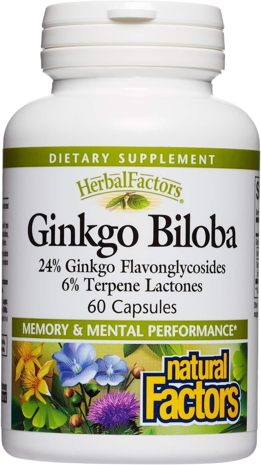 Foto 5 | Suplemento Natural Factors Herbalfactors Ginkgo Biloba 60 Cápsulas - Venta Internacional.