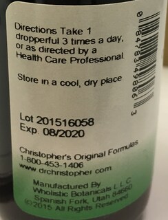 Foto 3 | Hierba Glicerita, Hierba De San Juan, Dr. Christopher, 60 Ml, Líquido - Venta Internacional.