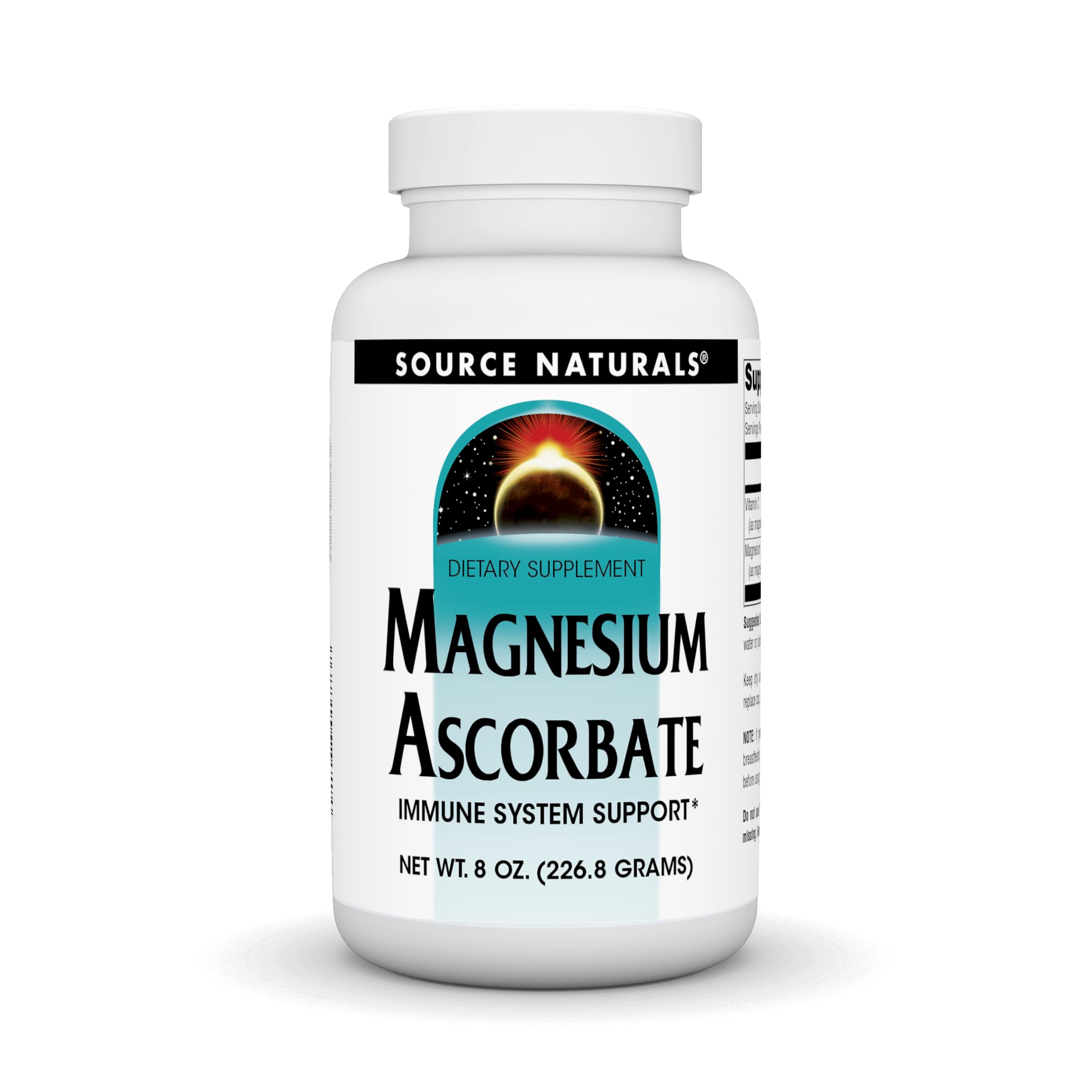 Foto 2 pulgar | Ascorbato De Magnesio Supplement Source Naturals 240 Ml - Venta Internacional.