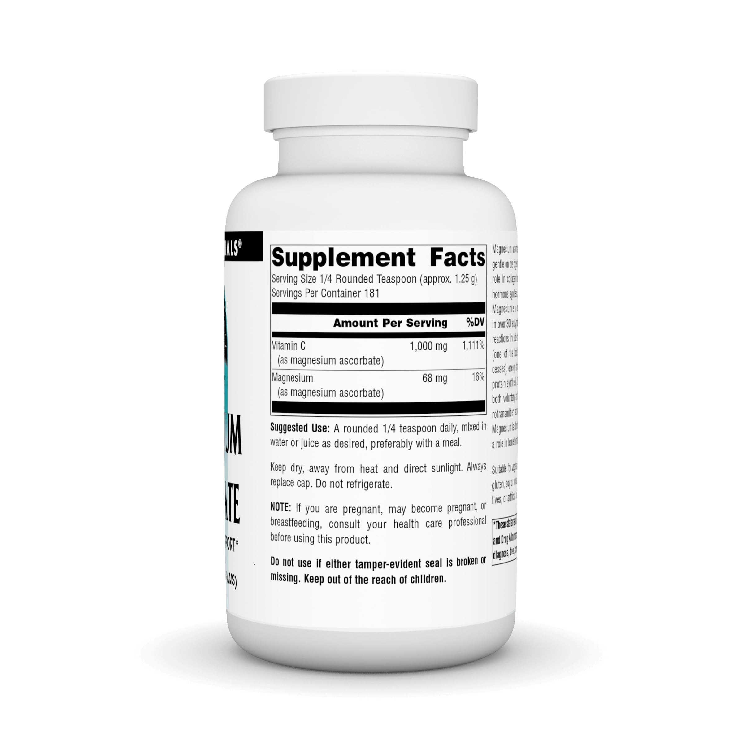 Foto 3 pulgar | Ascorbato De Magnesio Supplement Source Naturals 240 Ml - Venta Internacional.