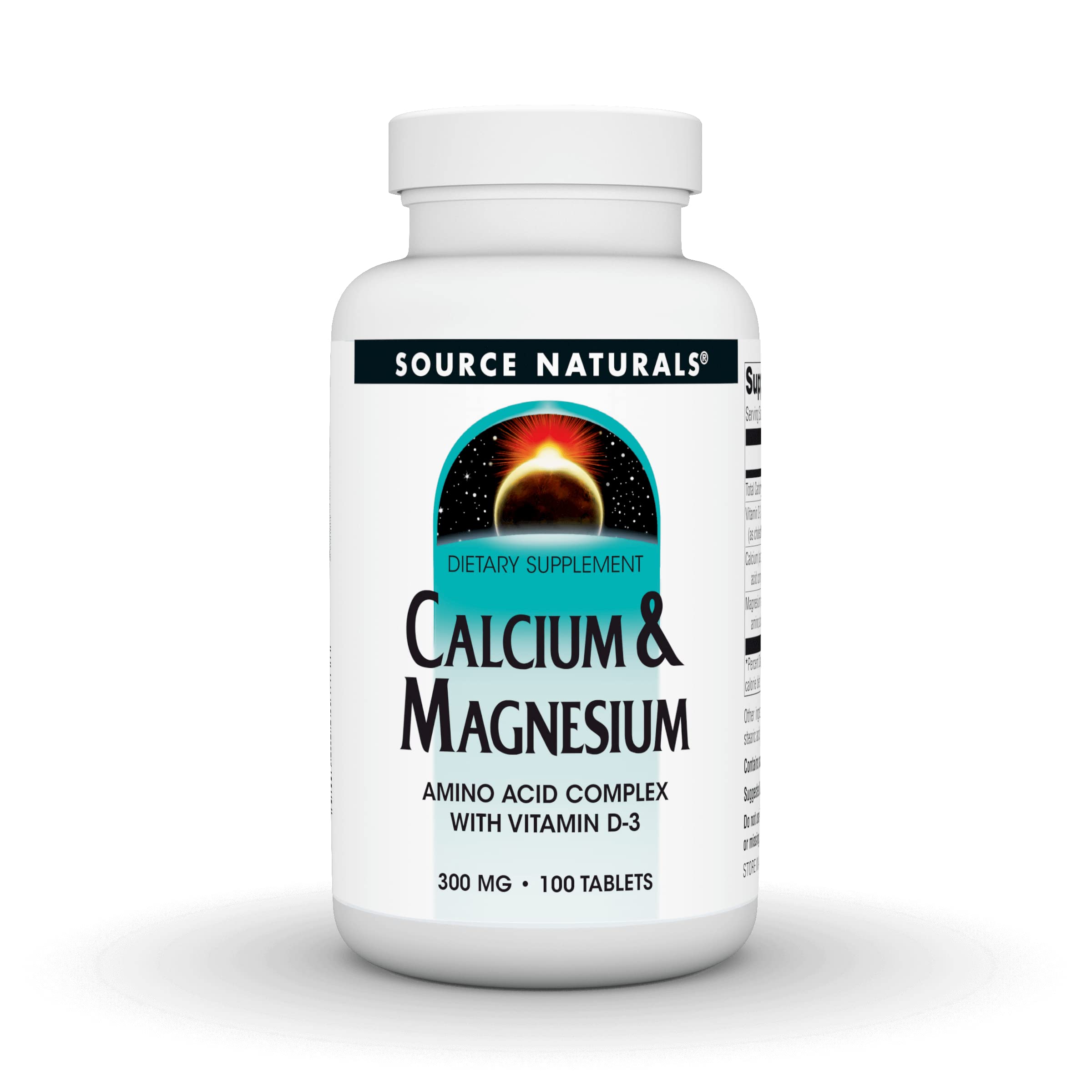 Foto 2 pulgar | Supplement Source Naturals Calcio Y Magnesio 300 Mg +vit D-3 - Venta Internacional.