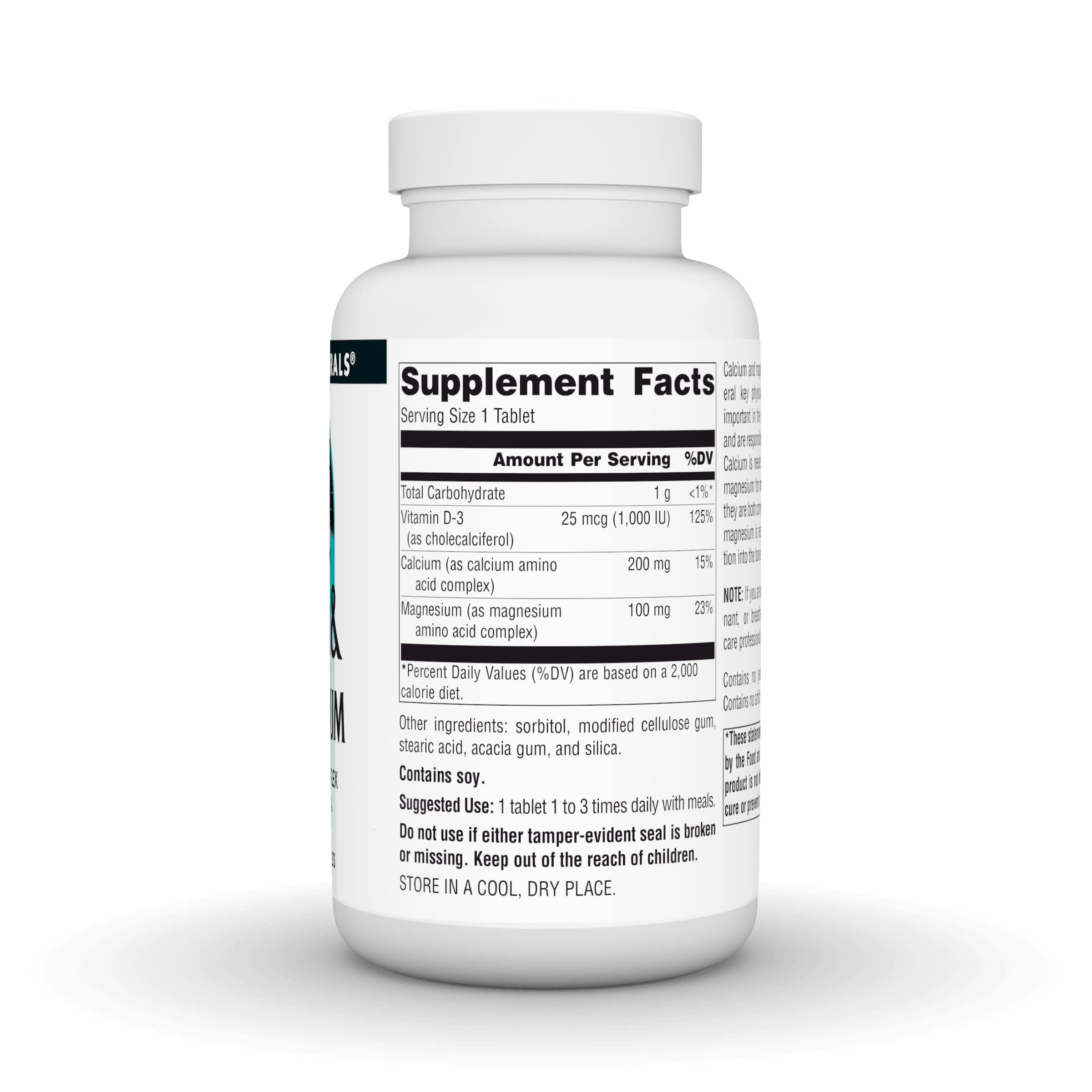 Foto 3 pulgar | Supplement Source Naturals Calcio Y Magnesio 300 Mg +vit D-3 - Venta Internacional.