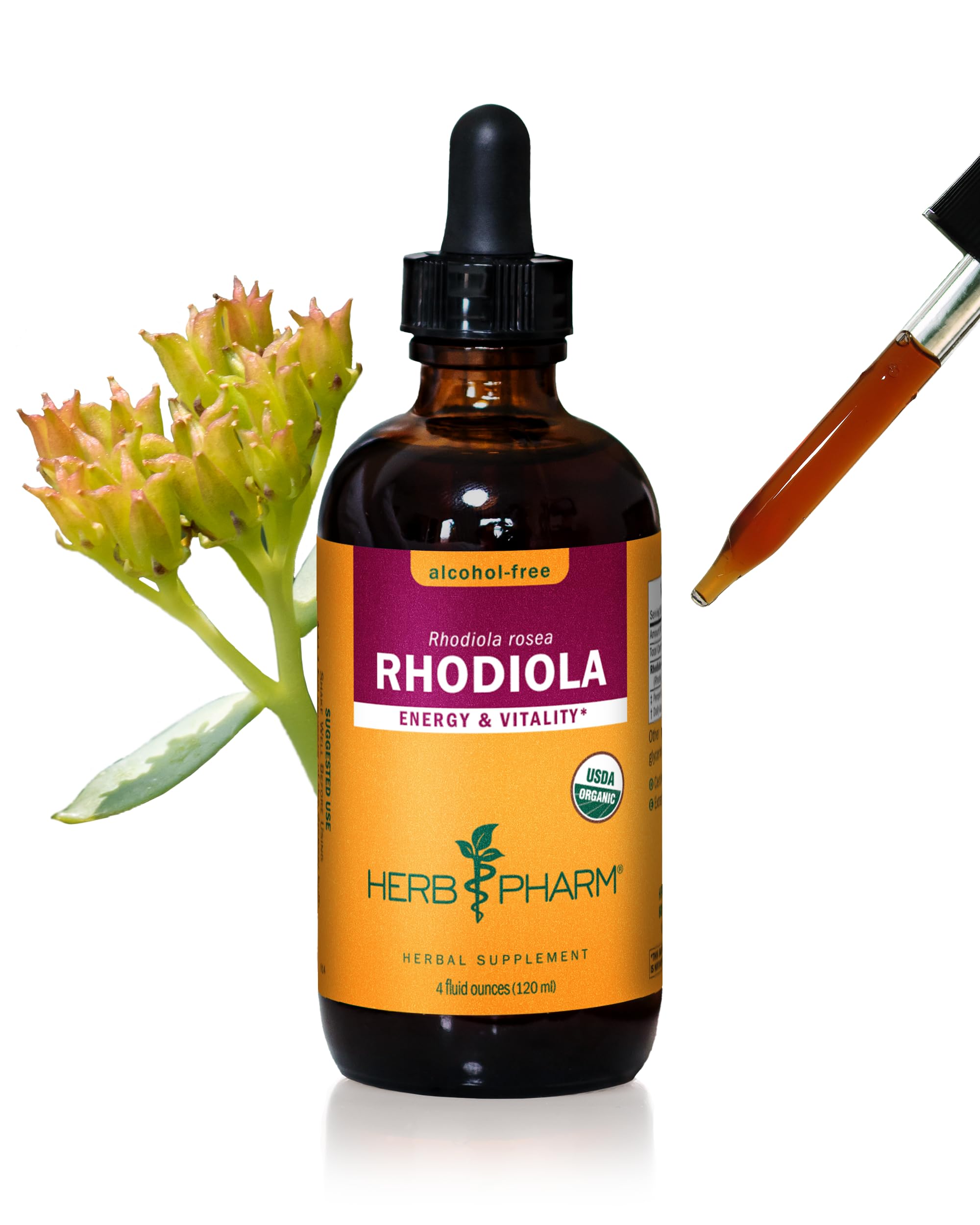 Foto 2 pulgar | Extracto De Raíz De Rodiola De Herb Pharm, 120 Ml, Para Mayor Energía Y Resistencia - Venta Internacional.