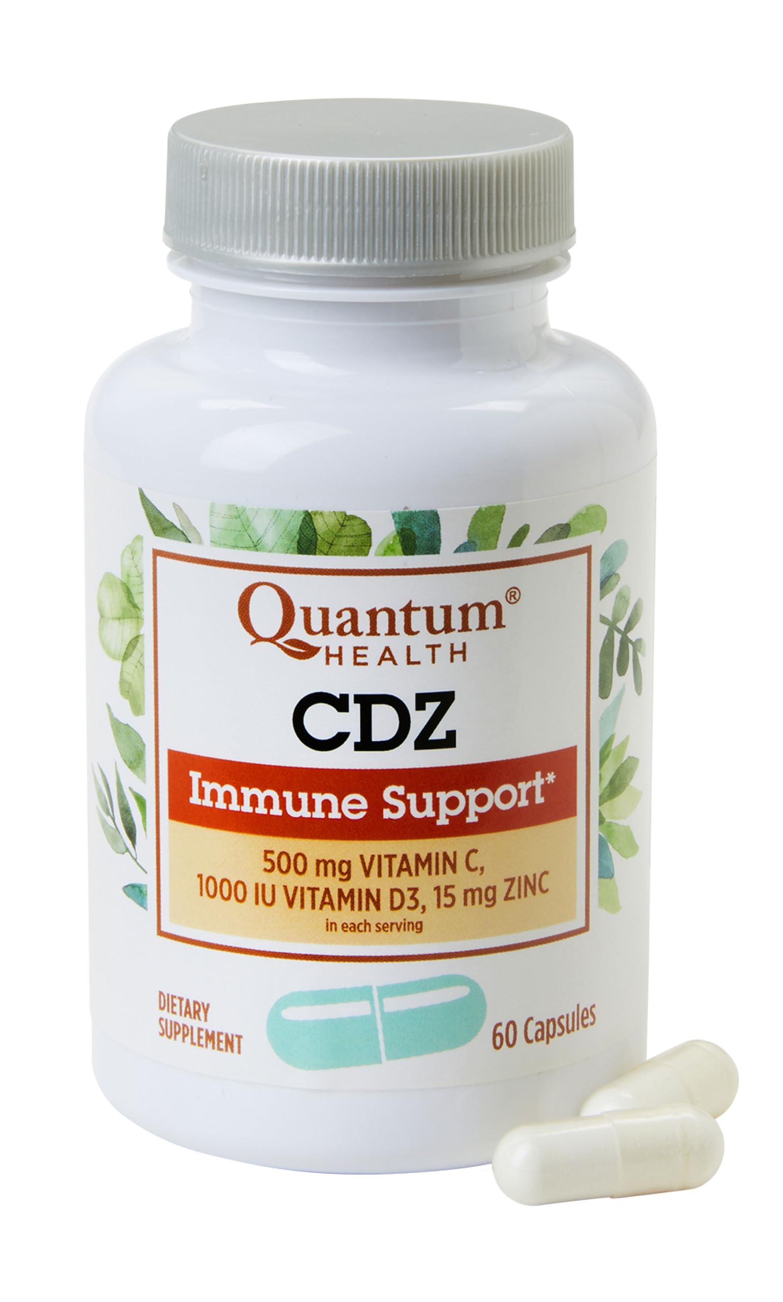 Foto 2 pulgar | Suplemento Quantum Health Cdz Immune Support 60 Cápsulas - Venta Internacional.