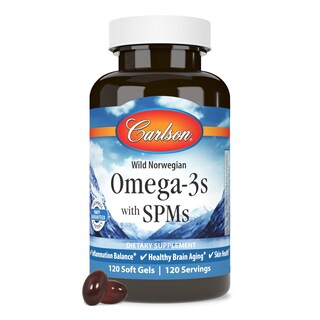 Foto 5 | Complemente Los Omega-3 De Carlson Con Spm, 120 Geles Blandos De Fosfolípidos - Venta Internacional.
