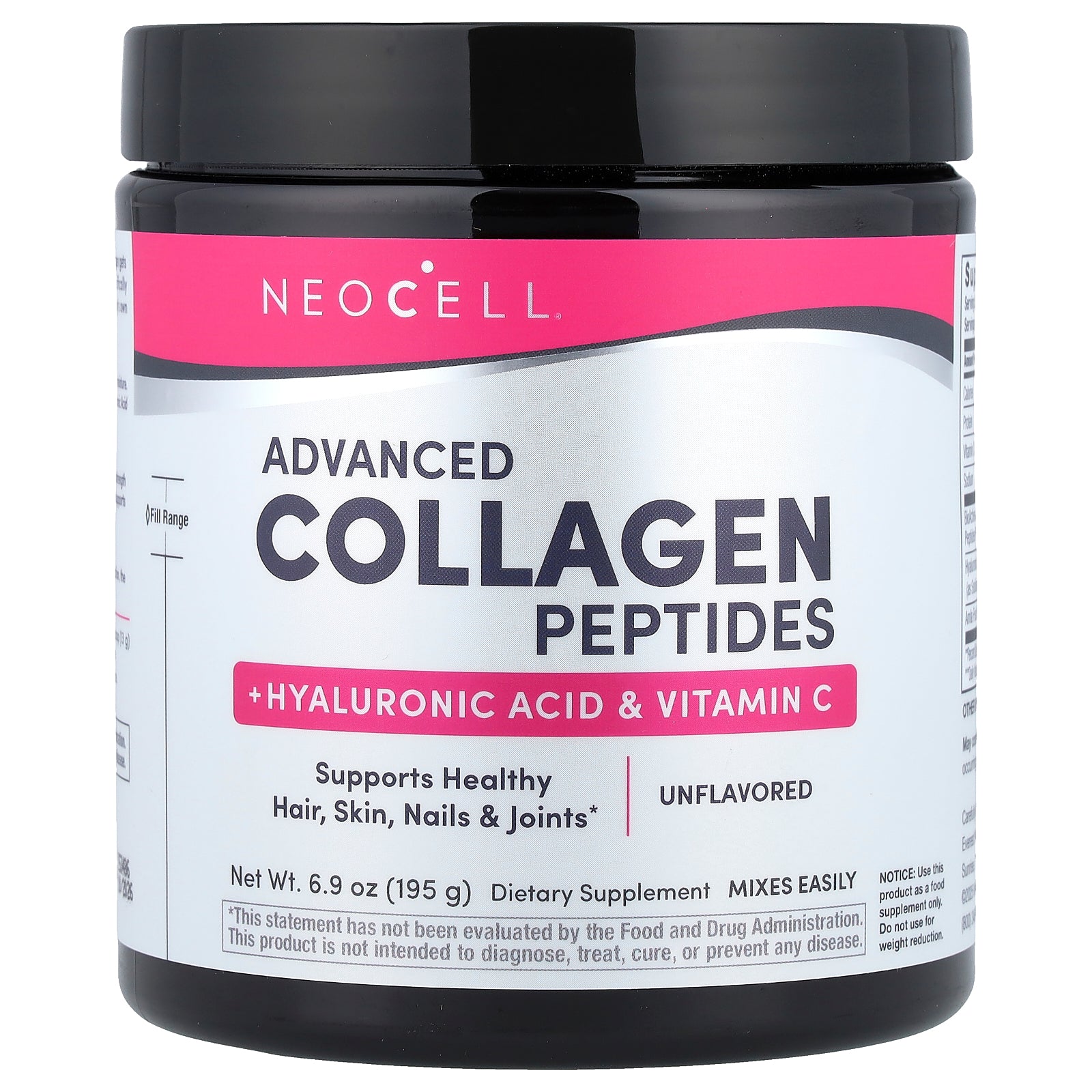 Foto 2 pulgar | Suplemento Neocell Advanced Collagen Peptides 195 G Sin Sabor - Venta Internacional.