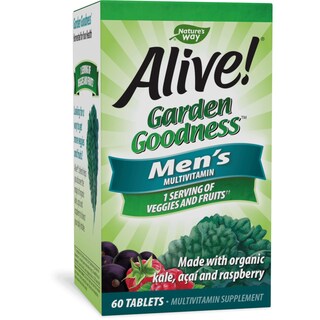 Foto 1 | ¡multivitamínico Nature's Way Alive! Garden Goodness Men 60 Comprimidos - Venta Internacional.