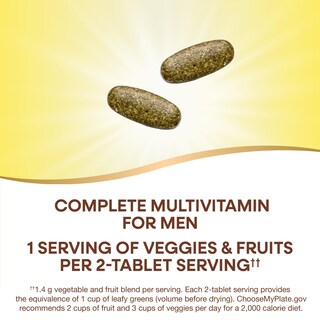 Foto 2 | ¡multivitamínico Nature's Way Alive! Garden Goodness Men 60 Comprimidos - Venta Internacional.