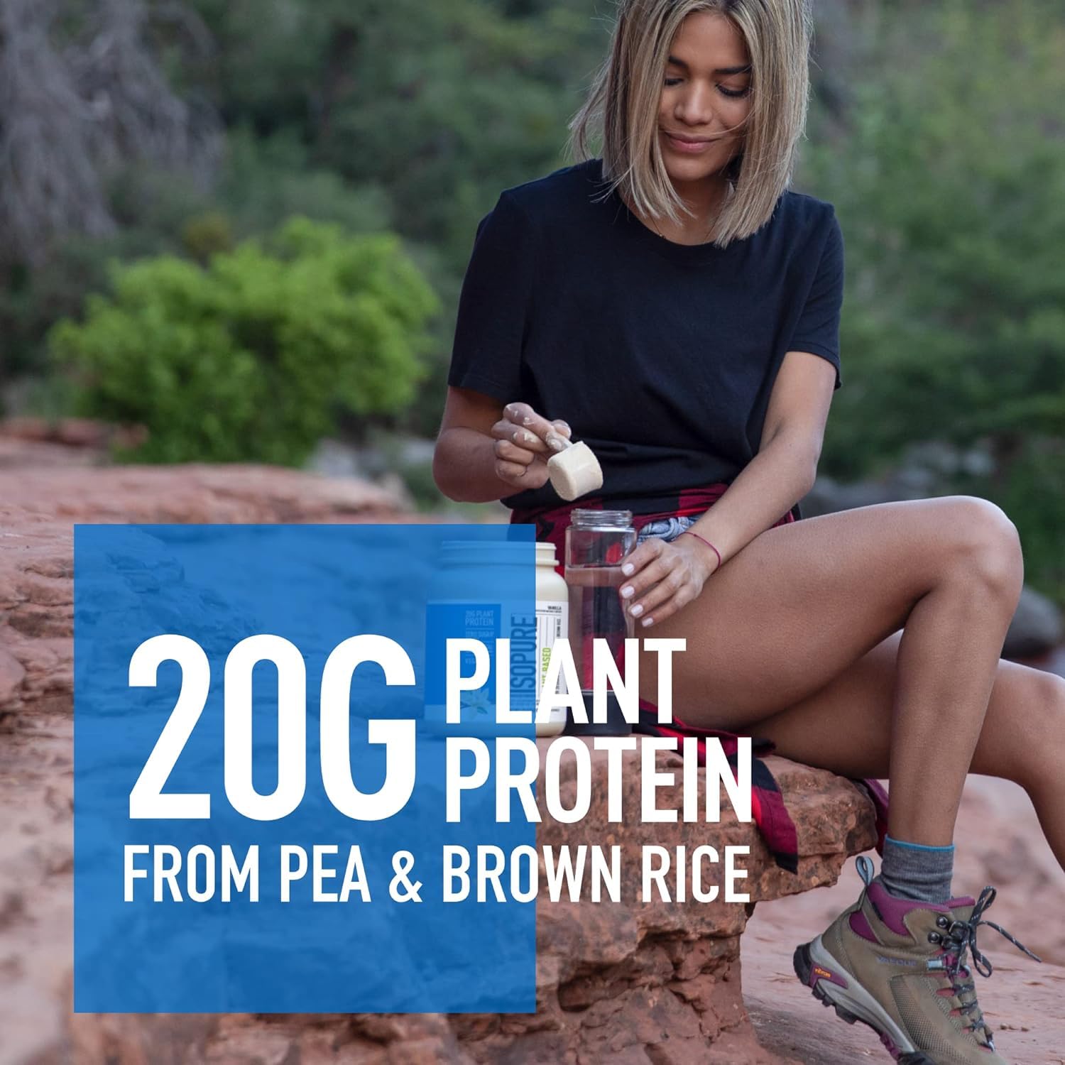 Foto 4 pulgar | Proteína En Polvo Isopure Vanilla Vegan 20 Porciones - Venta Internacional.