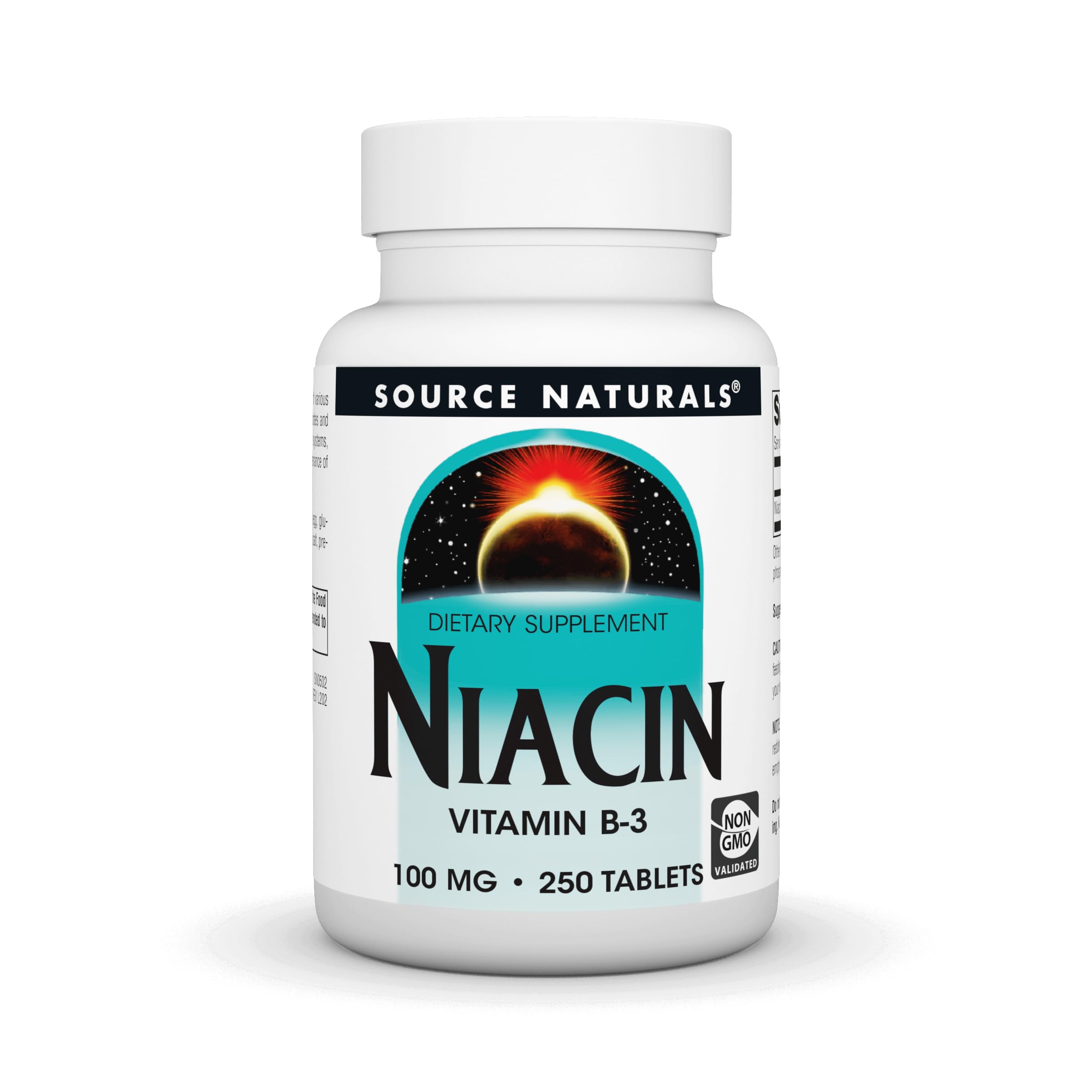 Foto 2 pulgar | Supplement Source Naturals, Niacina, 100 Mg, Vitamina B-3, 250 Comprimidos - Venta Internacional.