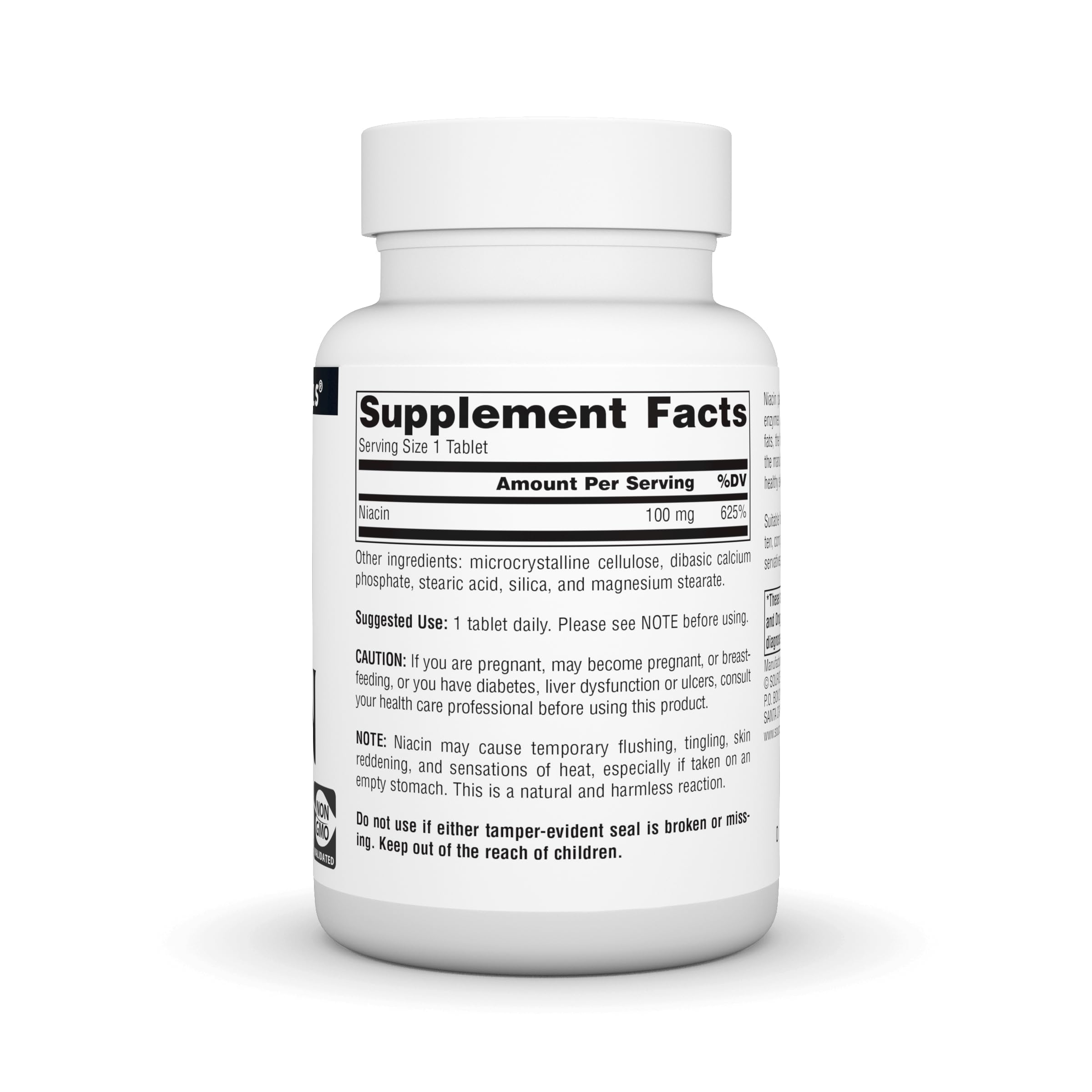 Foto 3 pulgar | Supplement Source Naturals, Niacina, 100 Mg, Vitamina B-3, 250 Comprimidos - Venta Internacional.