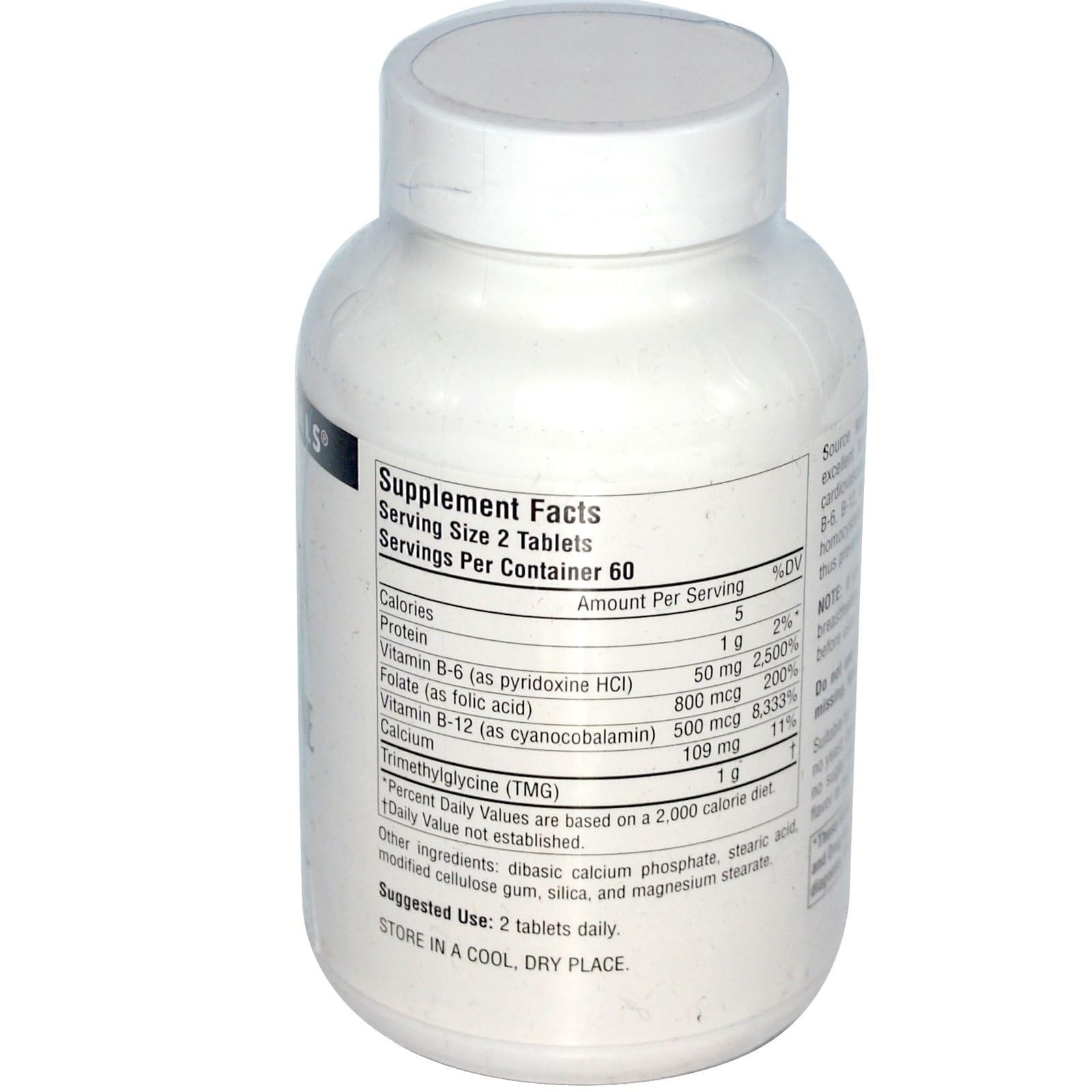 Foto 3 pulgar | Suplemento Source Naturals Homocysteine Defense 120 Comprimidos - Venta Internacional.