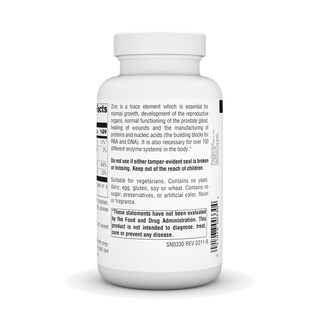 Foto 3 | Quelato De Aminoácidos De Zinc Supplement Source Naturals 250 Comprimidos - Venta Internacional.