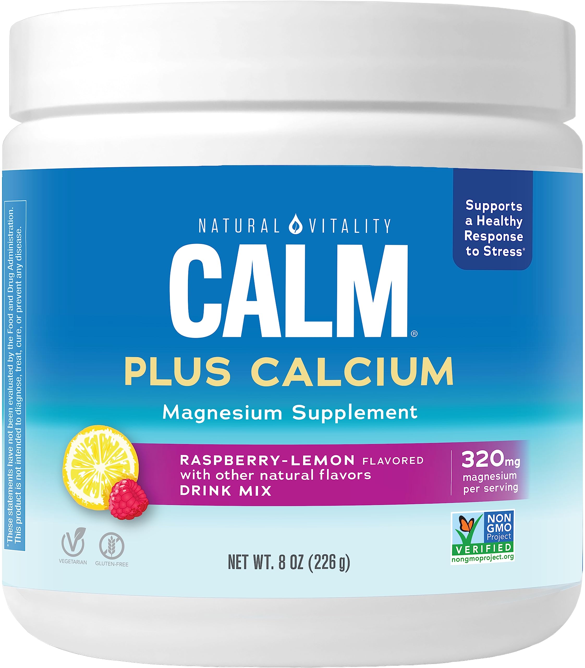 Foto 2 pulgar | Suplemento Natural Vitality Calm Magnesio + Calcio 240 Ml - Venta Internacional.