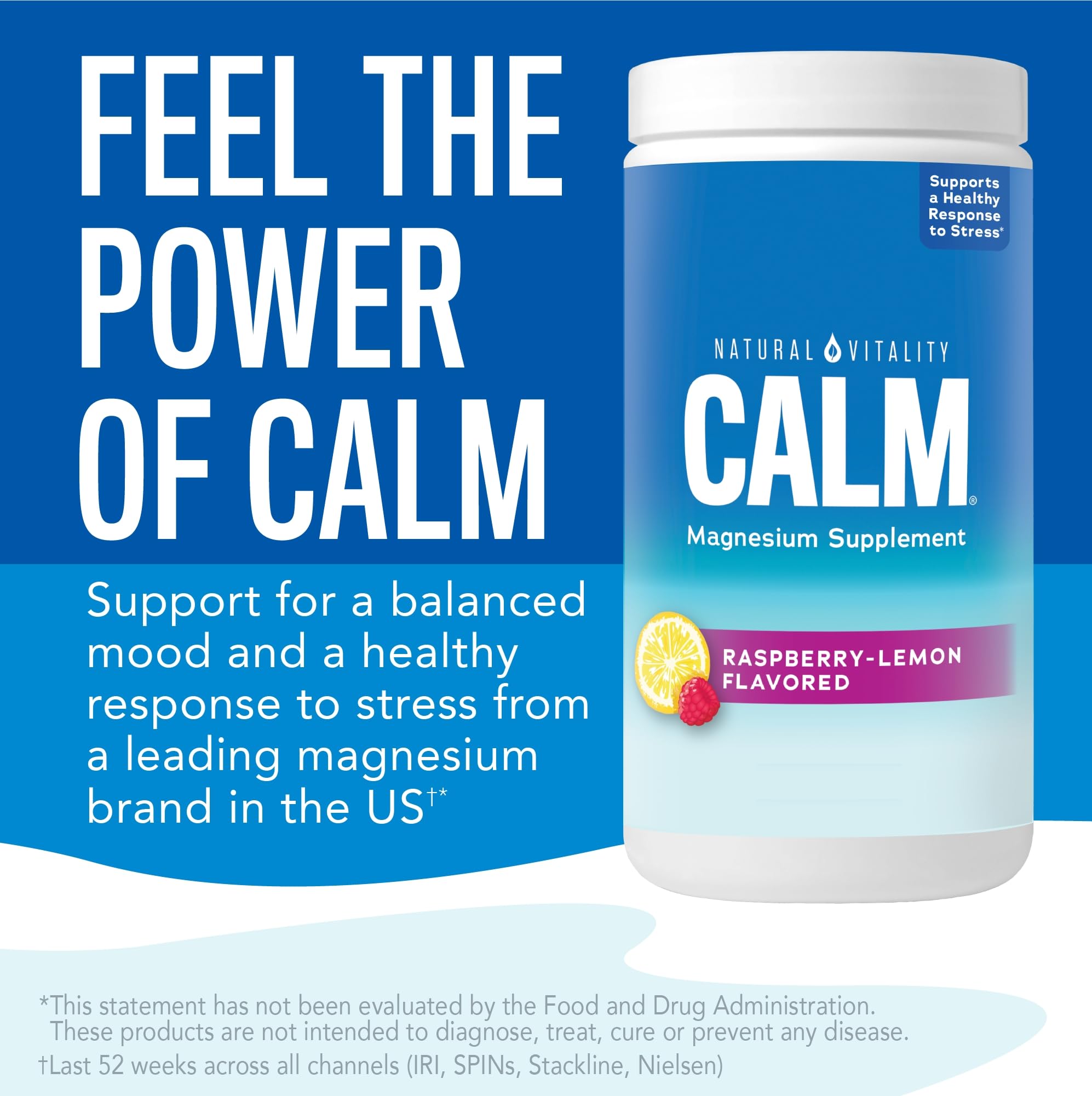 Foto 4 pulgar | Suplemento Natural Vitality Calm Magnesio + Calcio 240 Ml - Venta Internacional.
