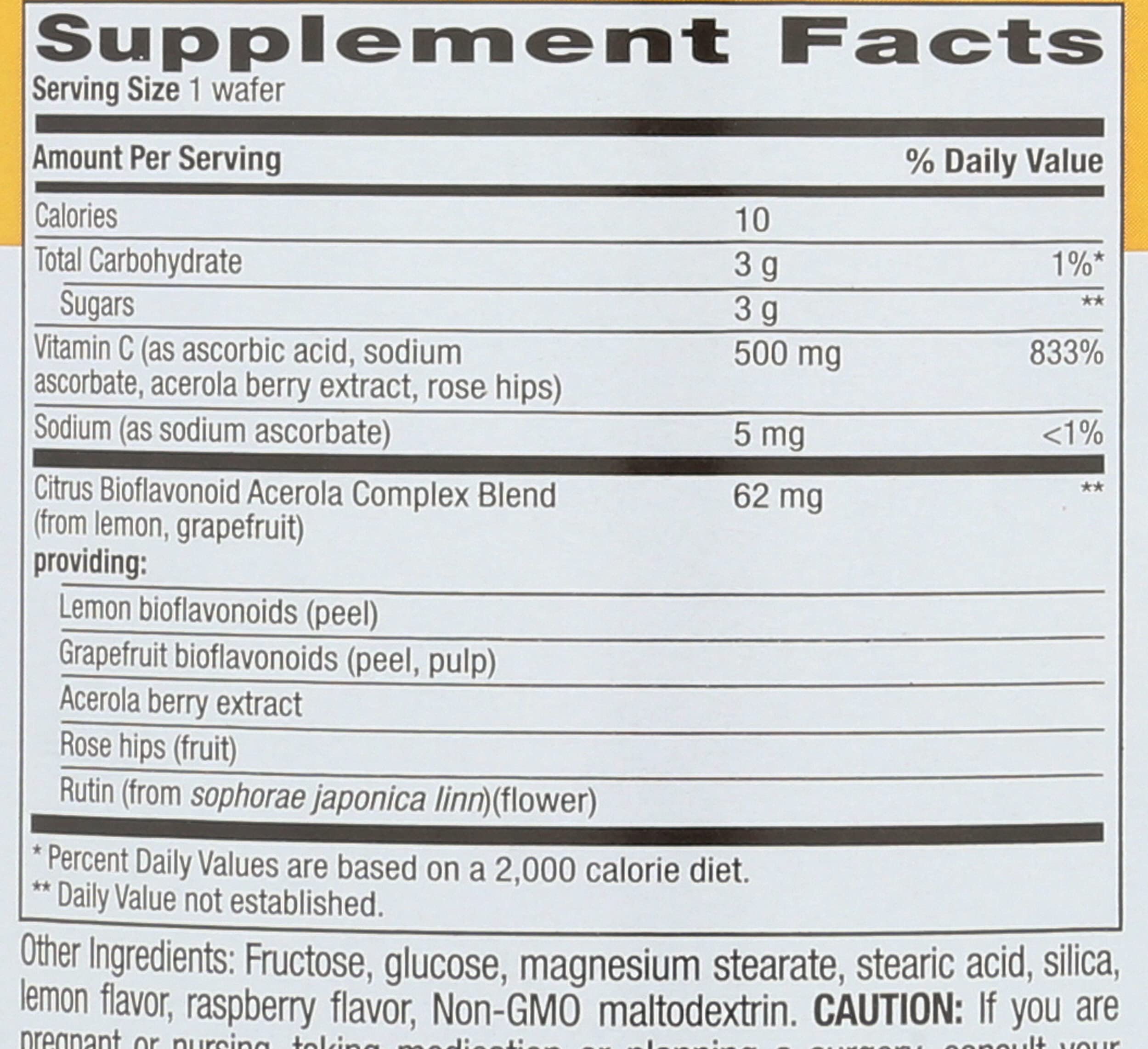 Foto 3 | Suplemento Country Life Con Acerola Y Vitamina C, 500 Mg, 180 Obleas - Venta Internacional.