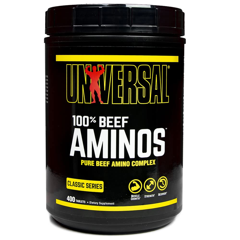 Foto 2 pulgar | Suplemento Universal Nutrition 100% Beef Aminos 400 Comprimidos - Venta Internacional.