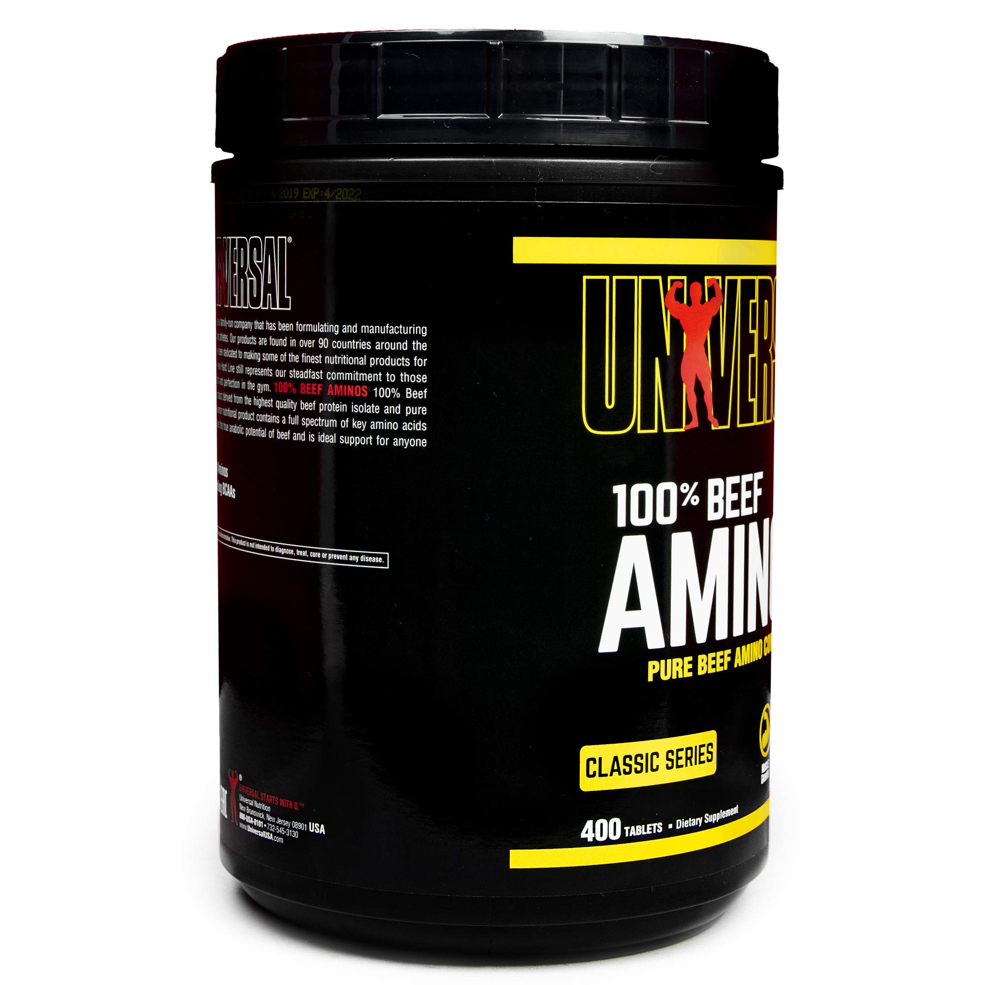 Foto 7 pulgar | Suplemento Universal Nutrition 100% Beef Aminos 400 Comprimidos - Venta Internacional.