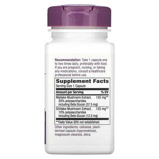 Foto 2 | Suplemento Nature's Way Shiitake Maitake 250 Mg 60 Cápsulas Veganas - Venta Internacional.