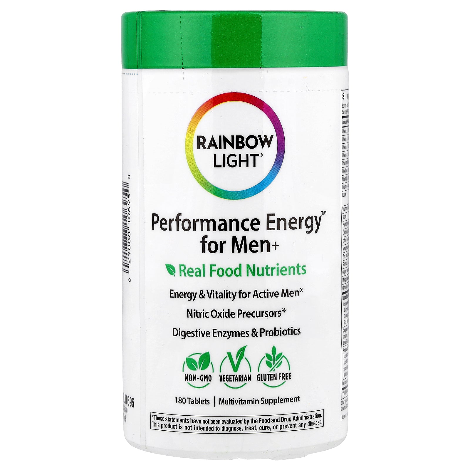 Foto 2 pulgar | Suplemento Rainbow Light Performance Energy Para Hombres+ 180 Comprimidos - Venta Internacional.