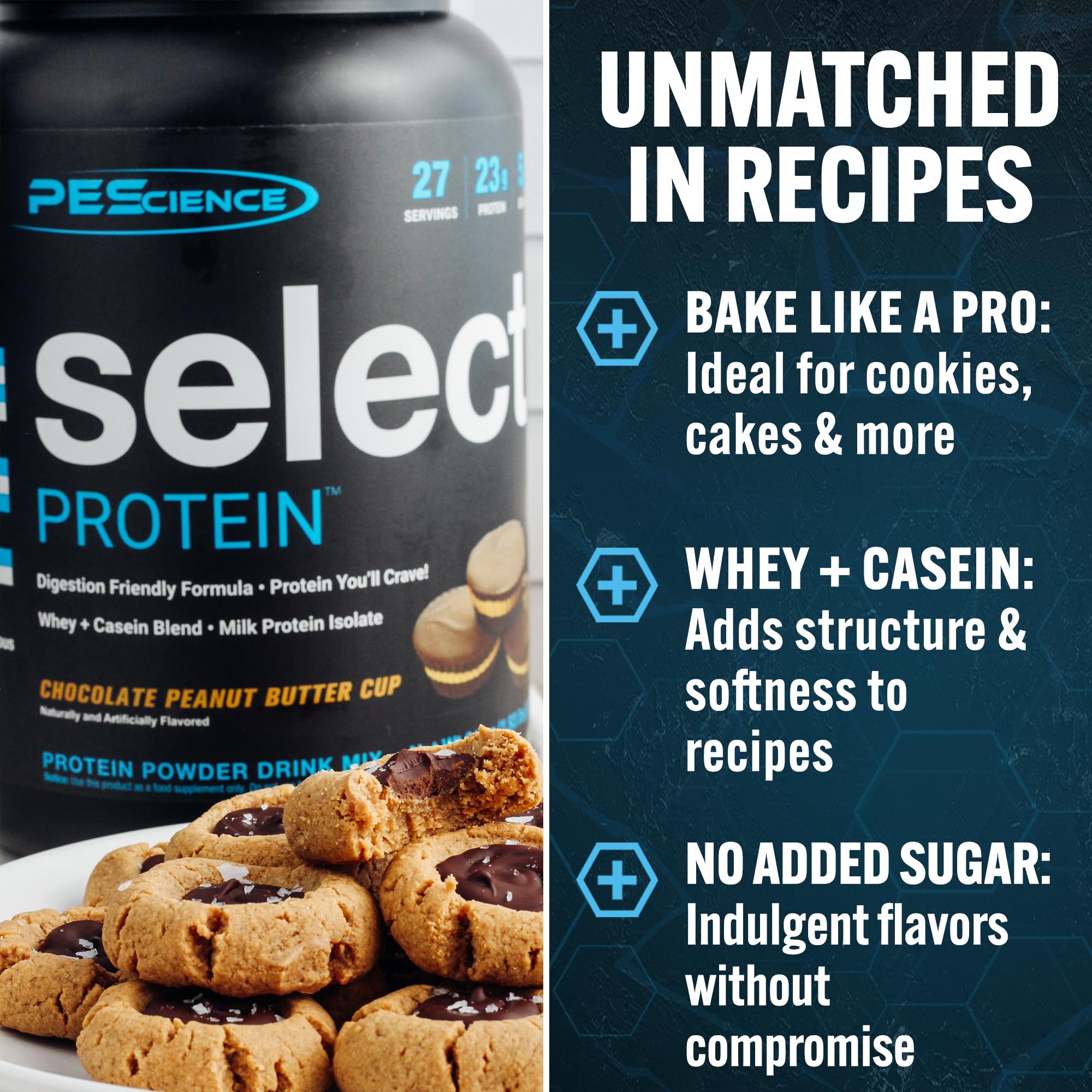 Foto 4 pulgar | Proteína En Polvo Pesscience Select Whey Casein Chocolate, 27 Porciones - Venta Internacional.