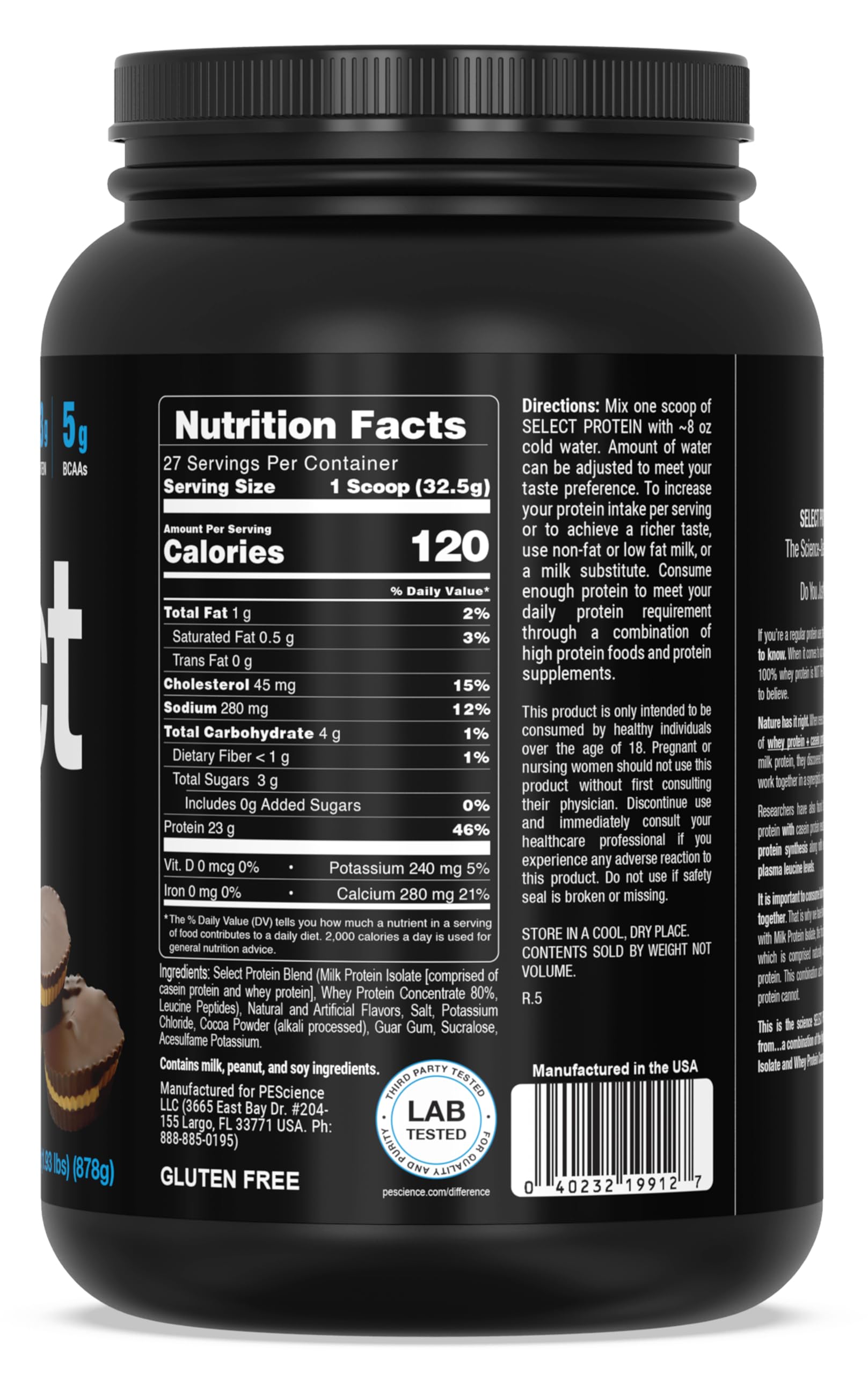 Foto 8 pulgar | Proteína En Polvo Pesscience Select Whey Casein Chocolate, 27 Porciones - Venta Internacional.