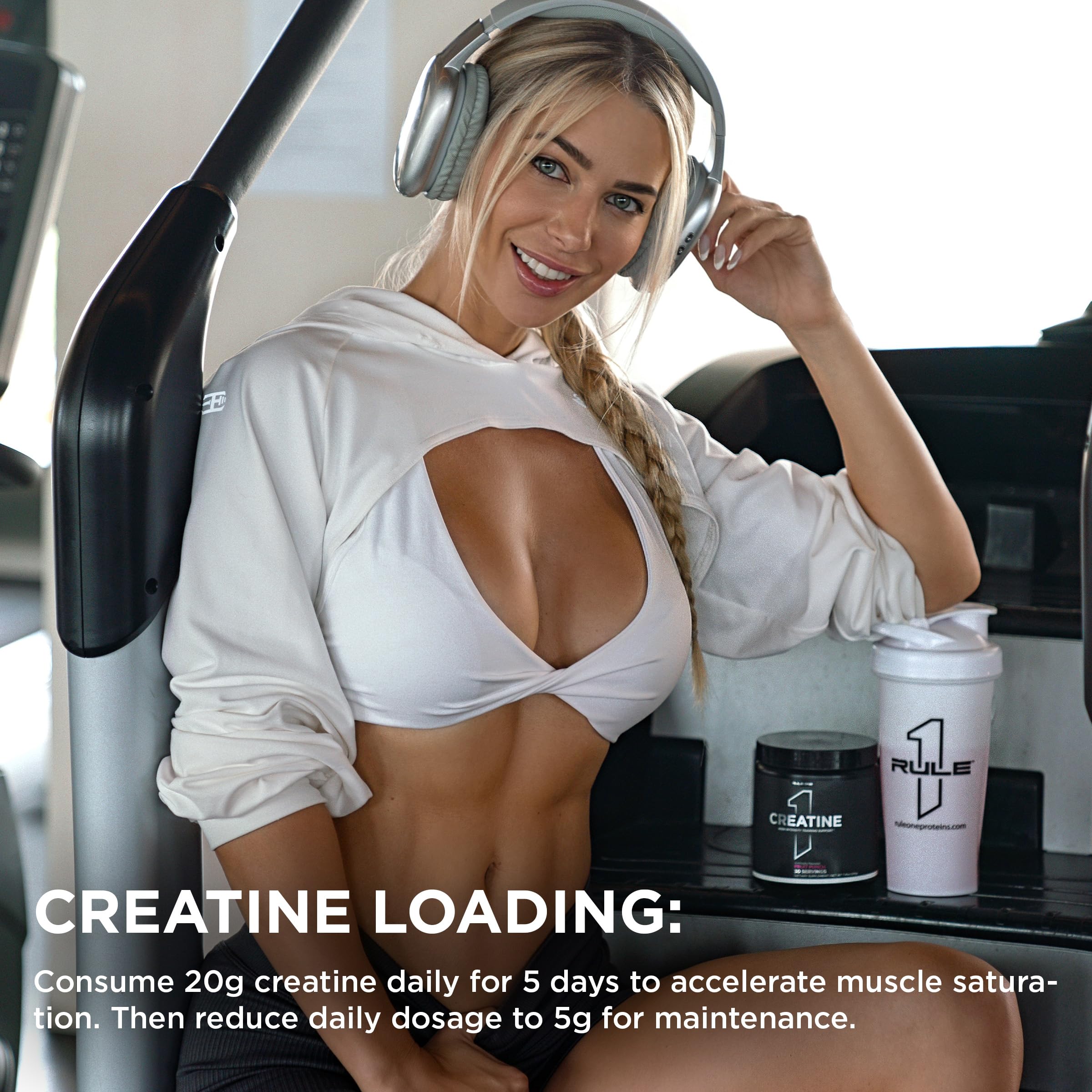 Foto 6 | Creatina En Polvo Rule 1 Monohidrato Puro Micronizado 150 G - Venta Internacional.