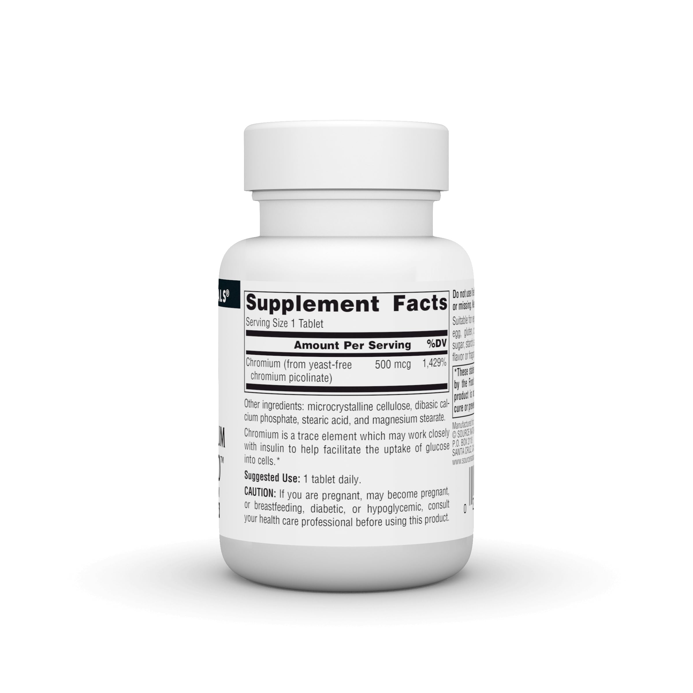 Foto 3 pulgar | Supplement Source Naturals Ultra Chromium Picolinato 500 500 Mcg - Venta Internacional.
