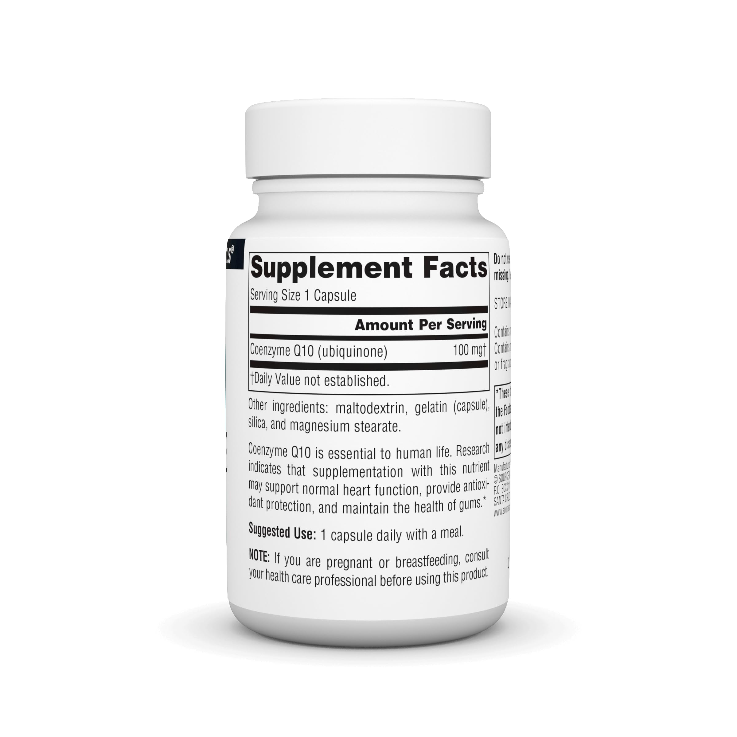 Foto 3 pulgar | Coenzima Q10 De Supplement Source Naturals, 100 Mg, 60 Cápsulas - Venta Internacional.