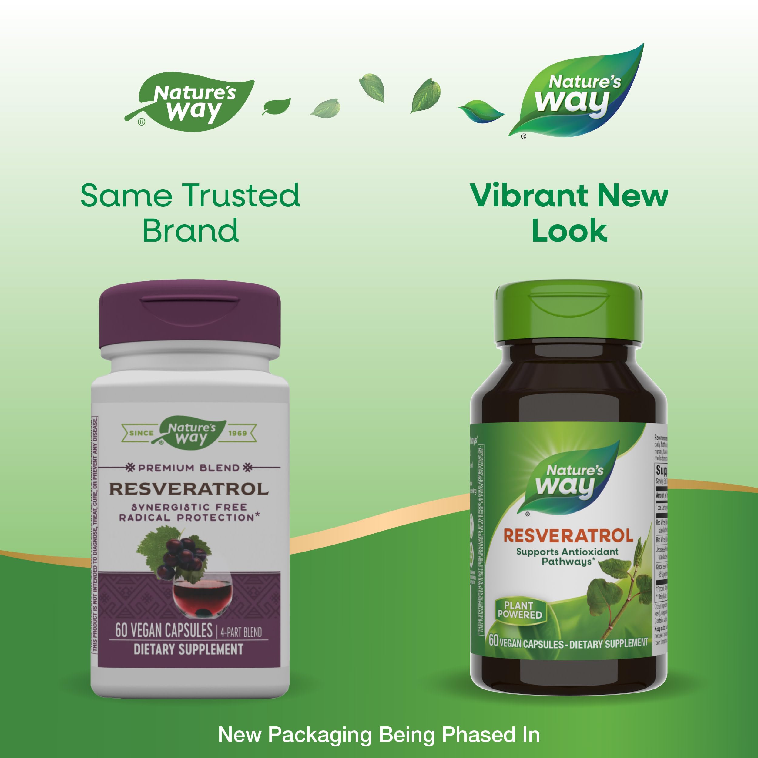 Foto 3 pulgar | Suplemento De Resveratrol Nature's Way 60 Mg 60 Cápsulas Vegano - Venta Internacional.