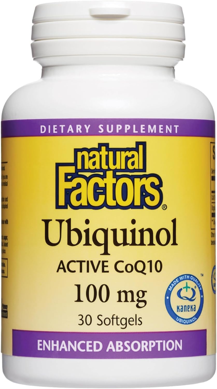 Foto 2 pulgar | Suplemento Natural Factors Ubiquinol Active Coq10 100 Mg - Venta Internacional.