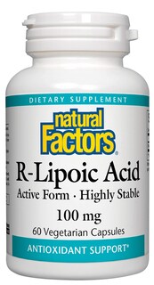 Foto 1 | Suplemento De Ácido R-lipoico De Natural Factors 60 Cápsulas - Venta Internacional.