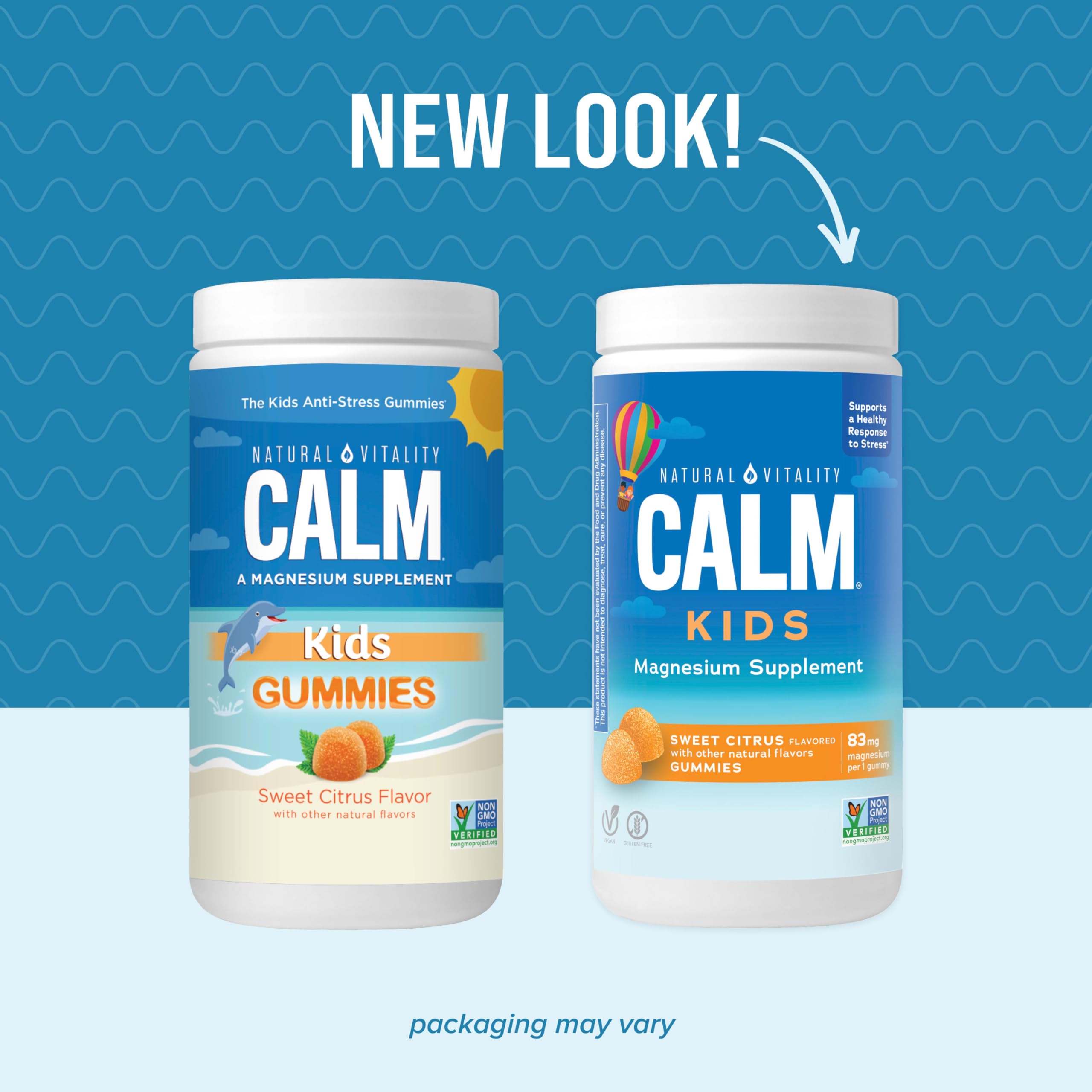 Foto 3 pulgar | Gomitas De Magnesio Supplement Natural Vitality Calm Kids, 60 Unidades - Venta Internacional.
