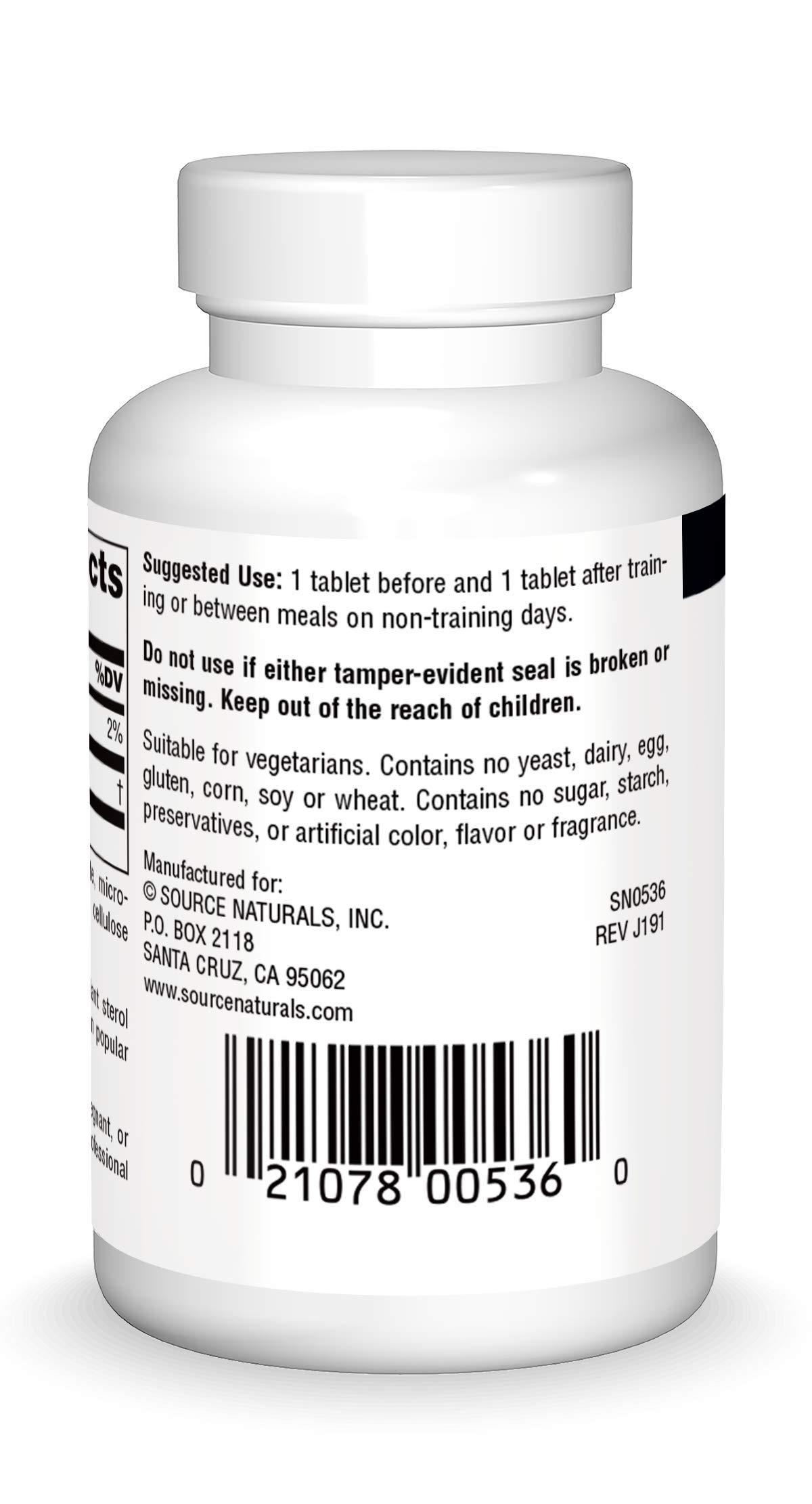 Foto 3 pulgar | Supplement Source Naturals Gamma Oryzanol 60 Mg 200 Comprimidos - Venta Internacional.