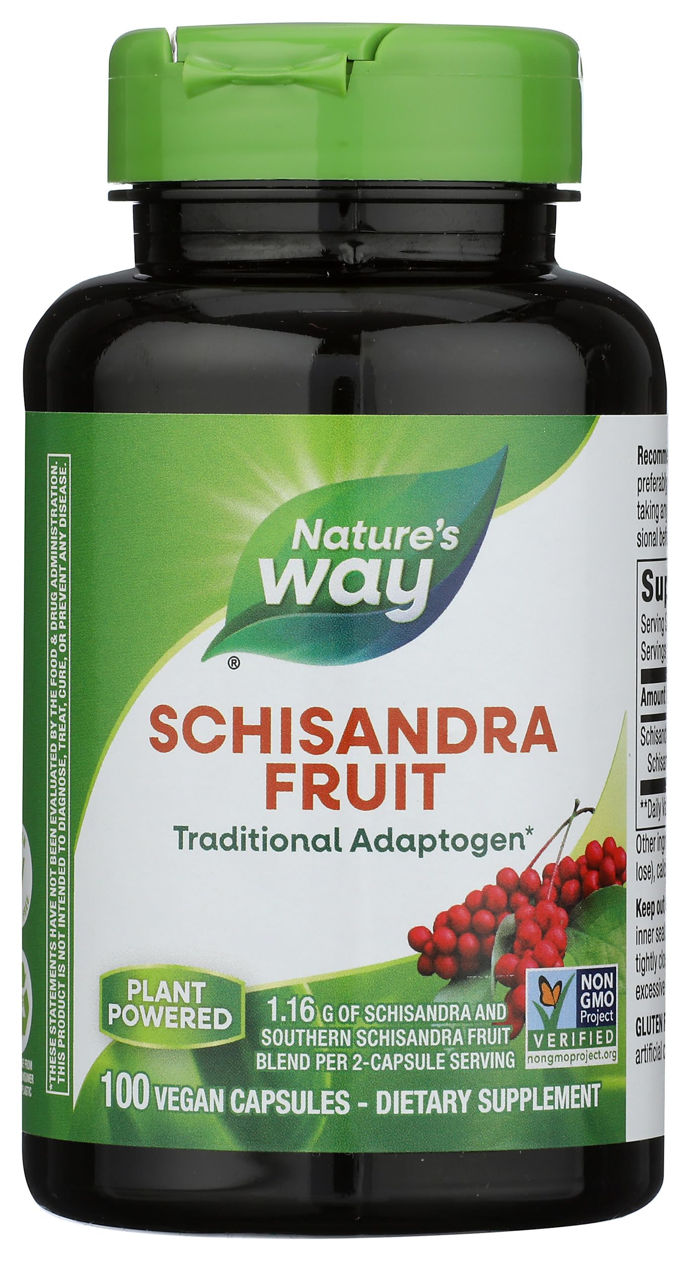Foto 2 pulgar | Suplemento Dietético Nature's Way Schisandra Fruit 100 Cápsulas - Venta Internacional.