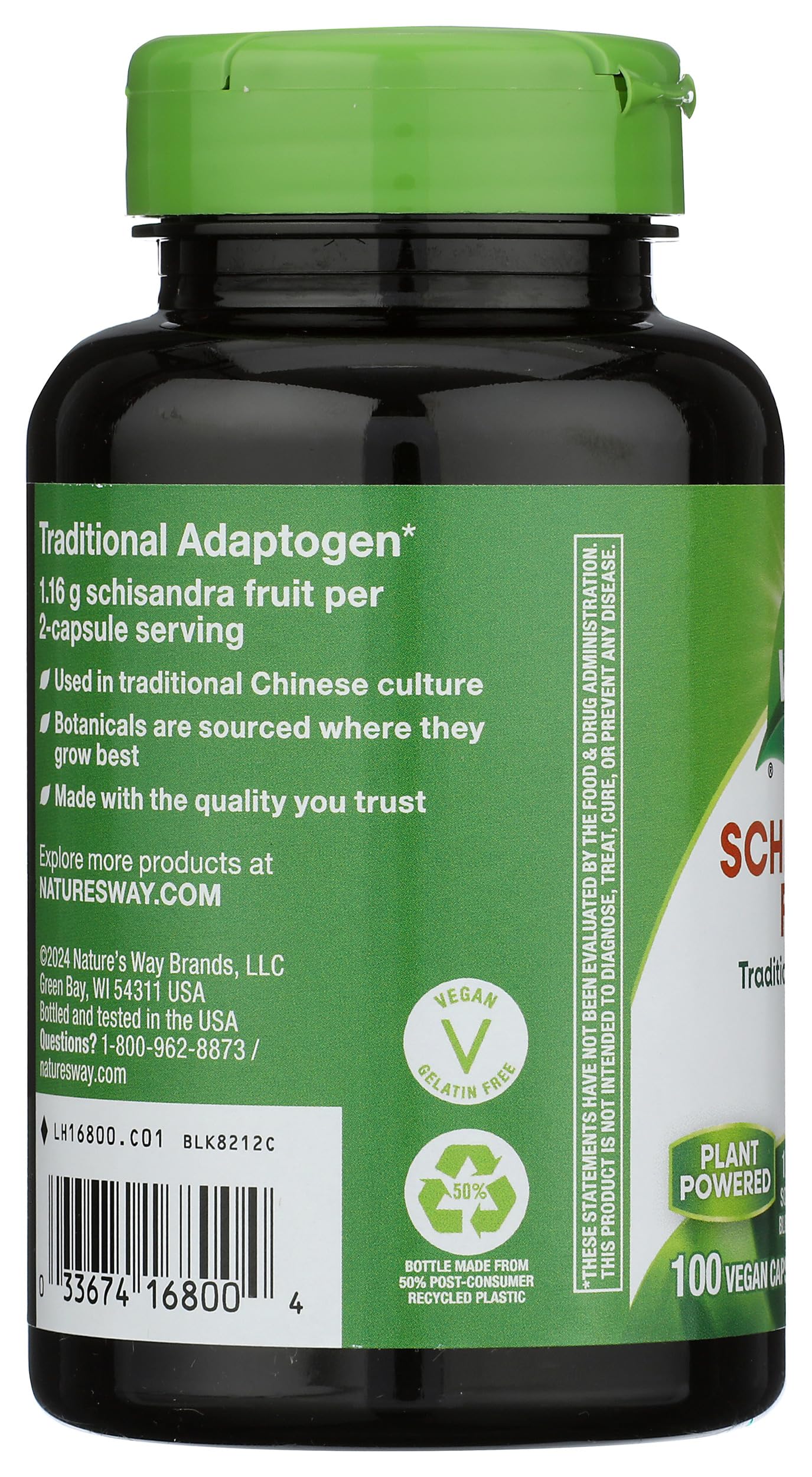 Foto 7 pulgar | Suplemento Dietético Nature's Way Schisandra Fruit 100 Cápsulas - Venta Internacional.