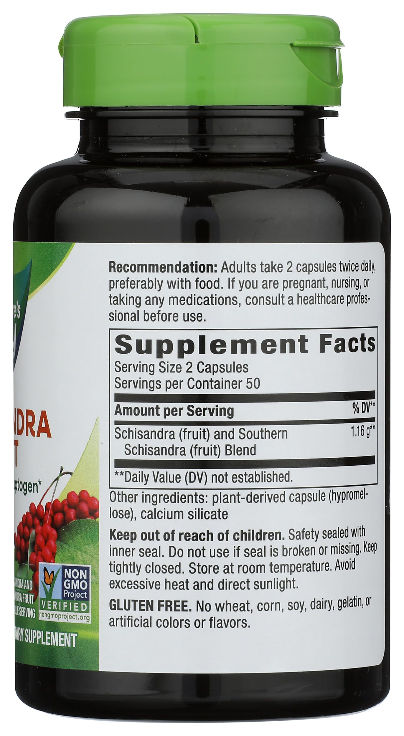 Foto 7 | Suplemento Dietético Nature's Way Schisandra Fruit 100 Cápsulas - Venta Internacional.