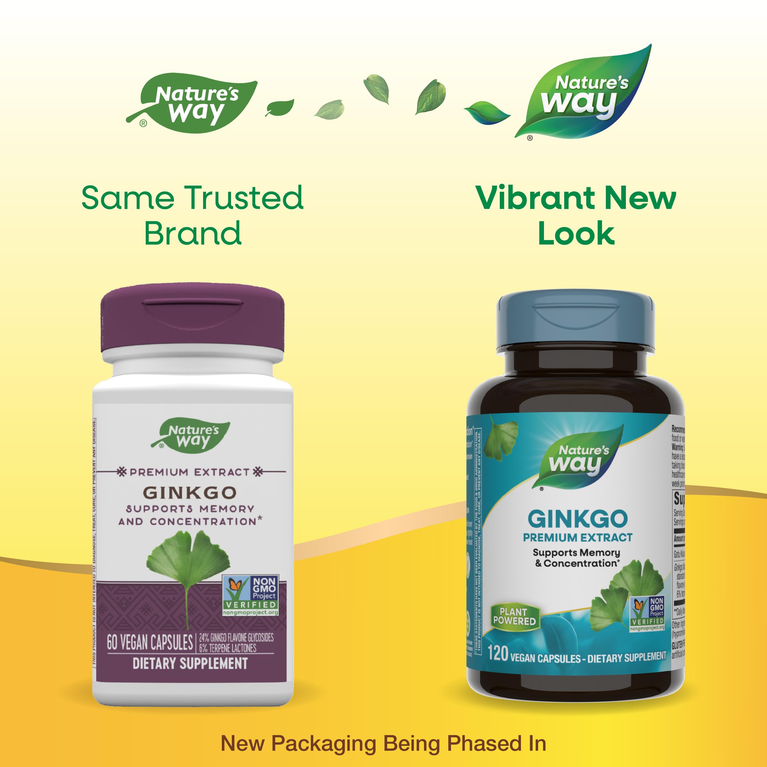 Foto 2 | Suplemento De Extracto Premium De Ginkgo De Nature's Way 120 Cápsulas - Venta Internacional.