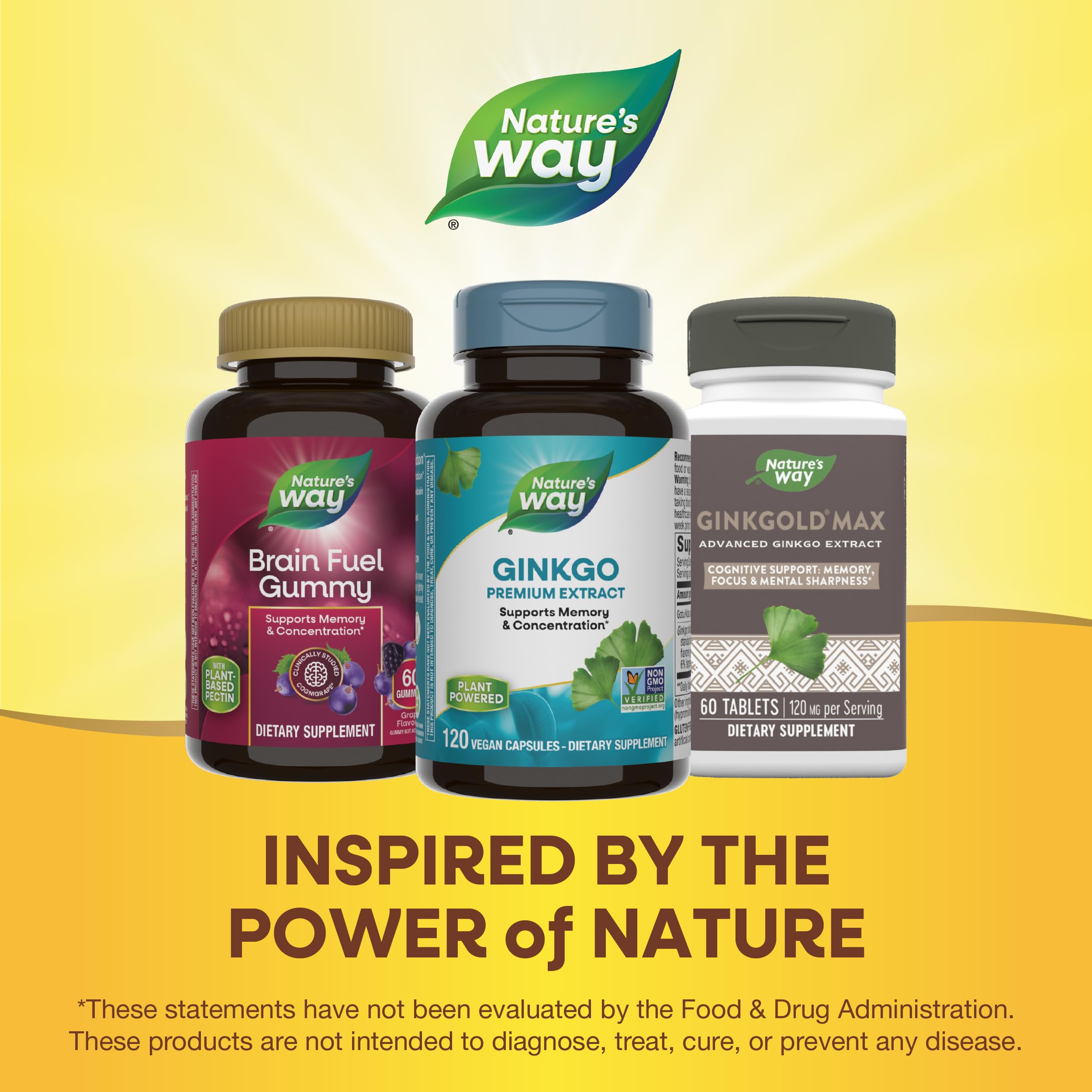 Foto 7 | Suplemento De Extracto Premium De Ginkgo De Nature's Way 120 Cápsulas - Venta Internacional.