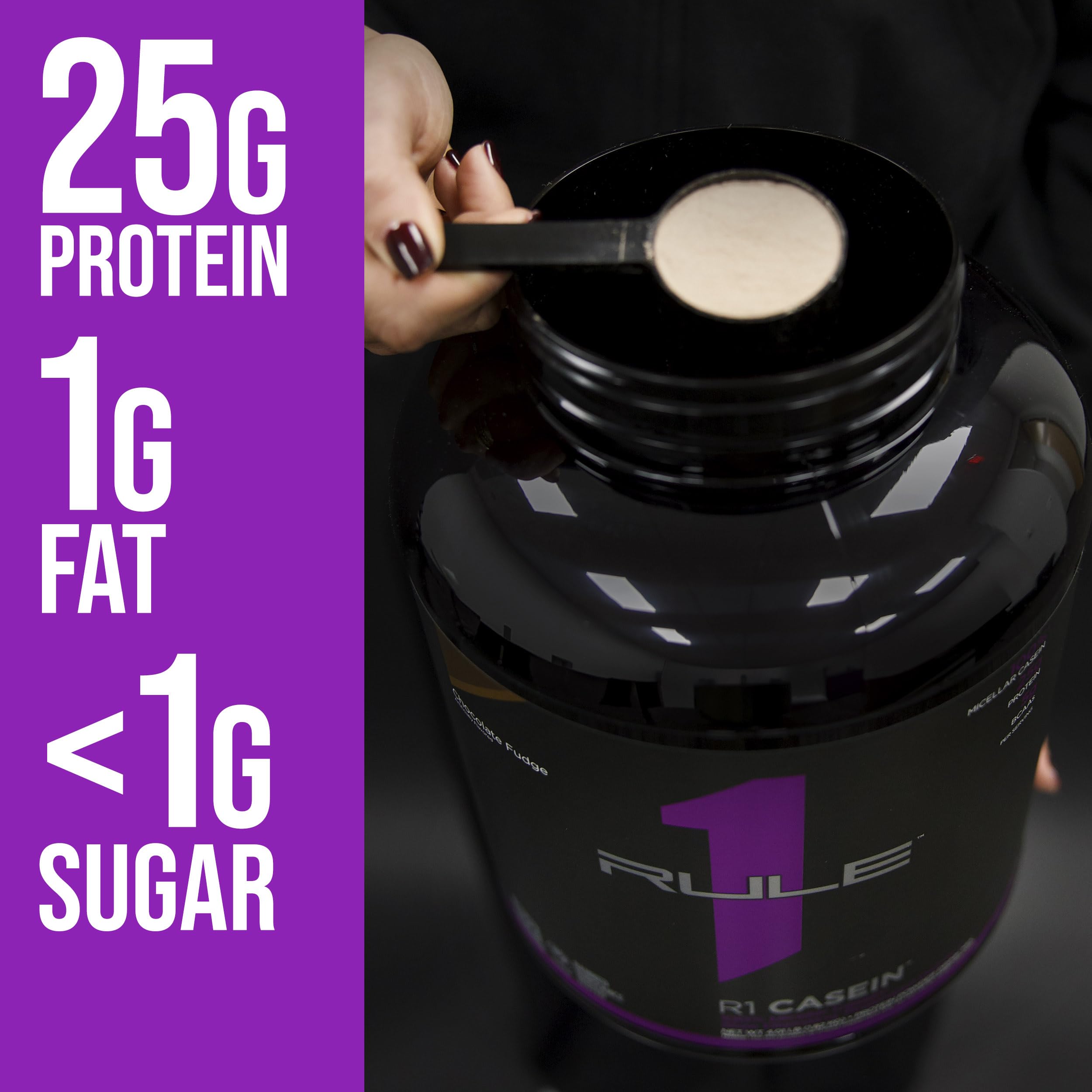 Foto 3 pulgar | Proteína Caseína, Regla 1, Proteínas, 907 G, Micelares De Liberación Lenta - Venta Internacional.