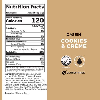 Foto 6 | Proteína Caseína, Regla 1, Proteínas, 907 G, Micelares De Liberación Lenta - Venta Internacional.