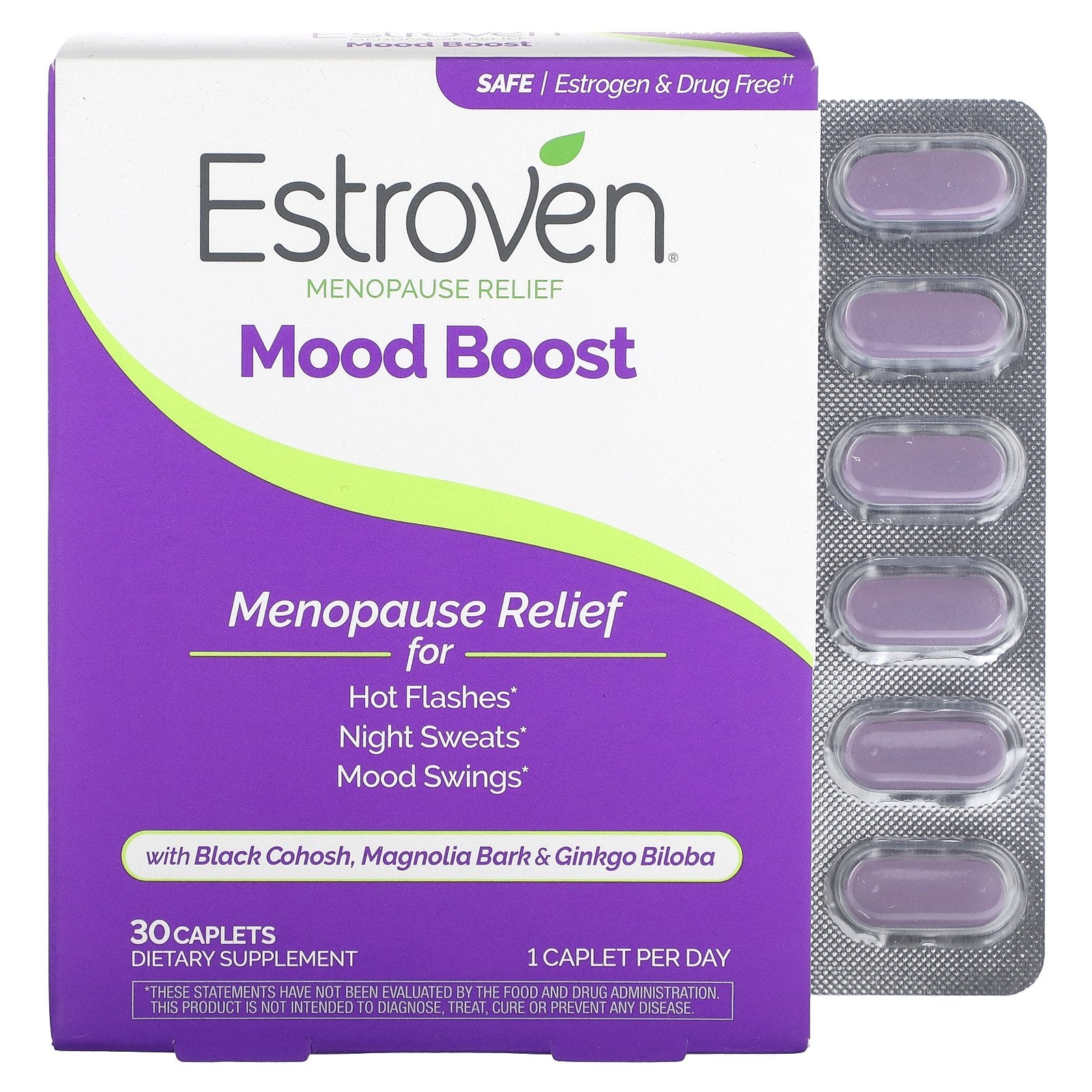 Foto 2 pulgar | Suplemento Estroven Mood Boost Menopause Relief 30 Comprimidos - Venta Internacional.