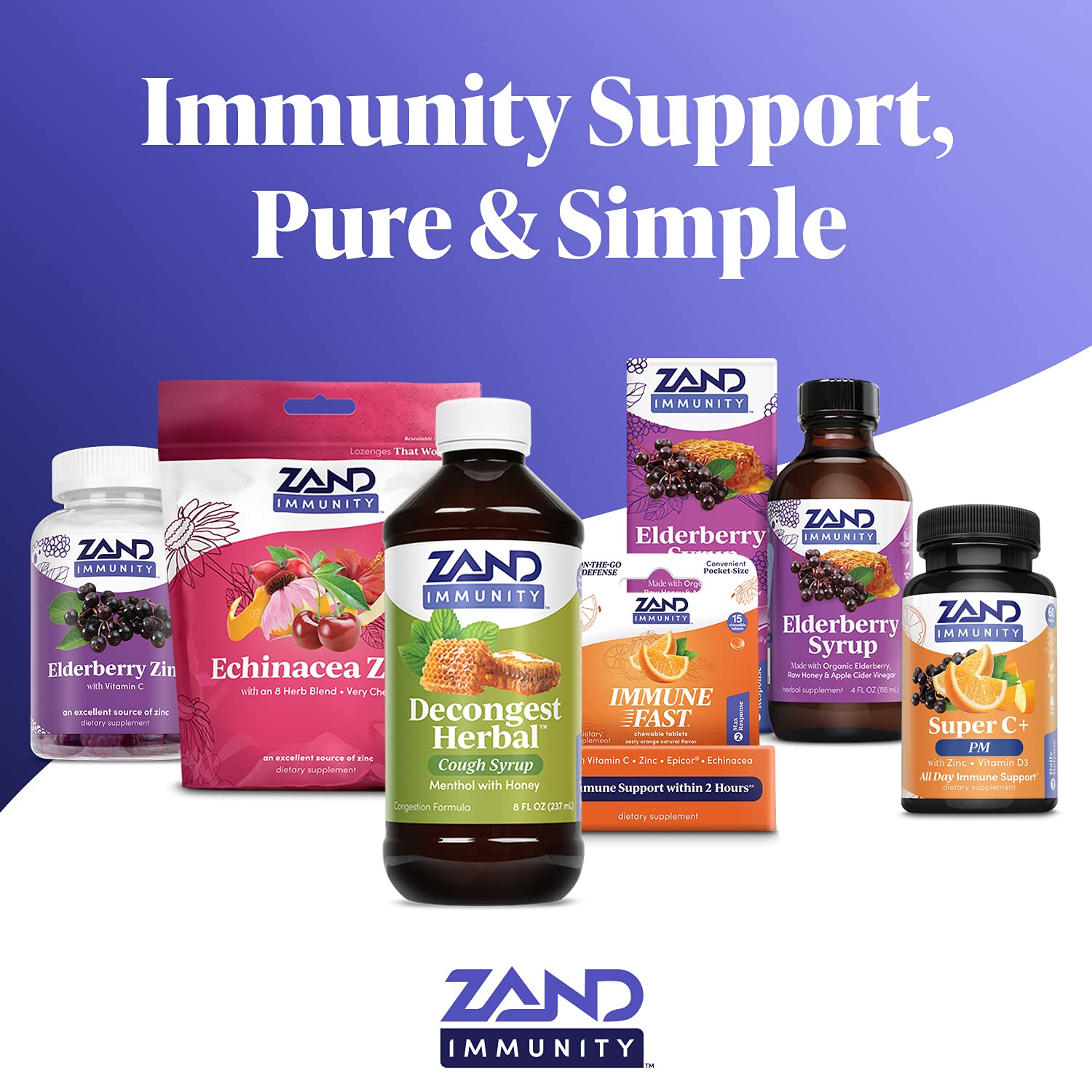 Foto 8 pulgar | Suplementos Zand Immunity Super C+ Con Saúco 60 Comprimidos - Venta Internacional.