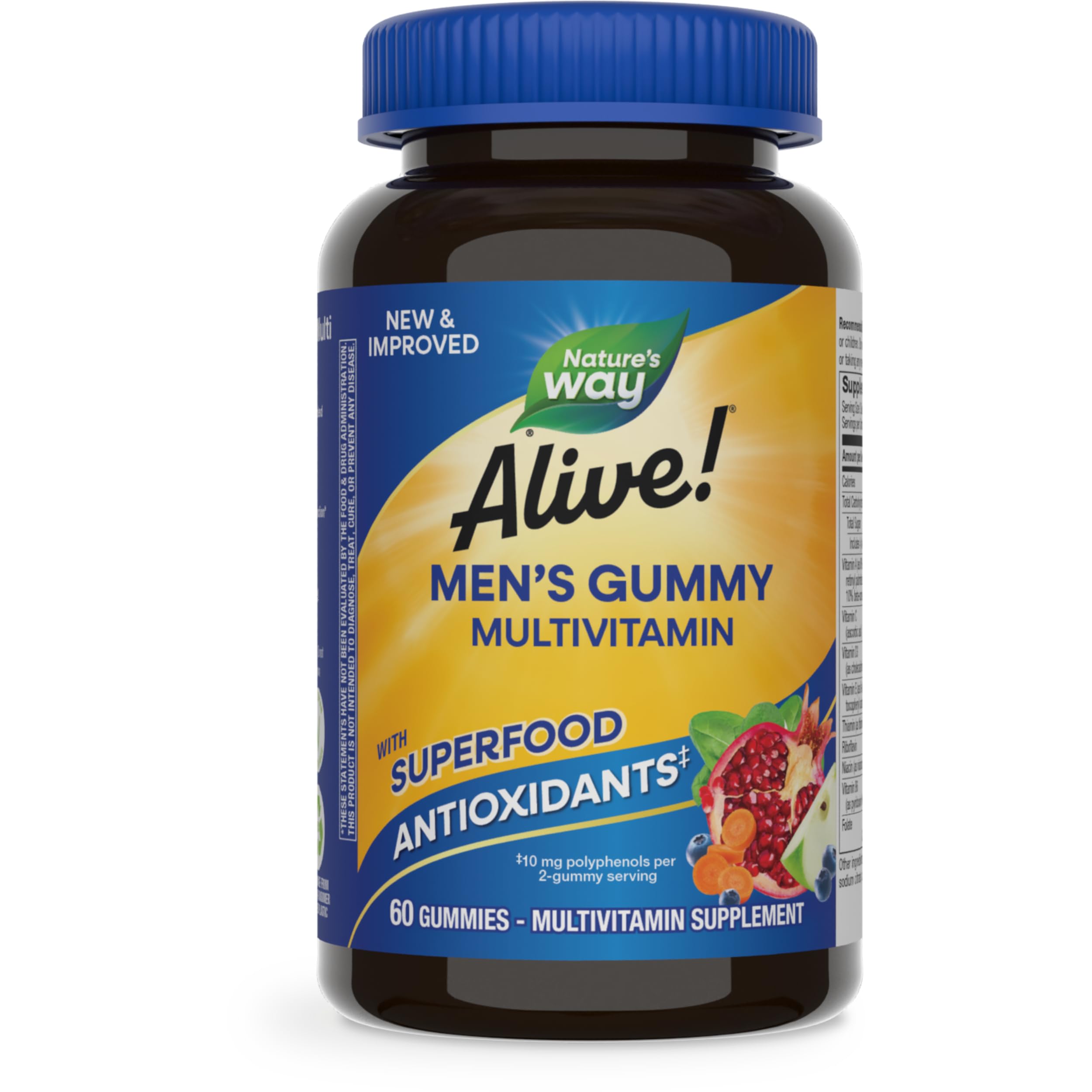 Foto 2 pulgar | ¡multivitamínico Nature's Way Alive! Gominolas Para Hombre, 60 Unidades - Venta Internacional.