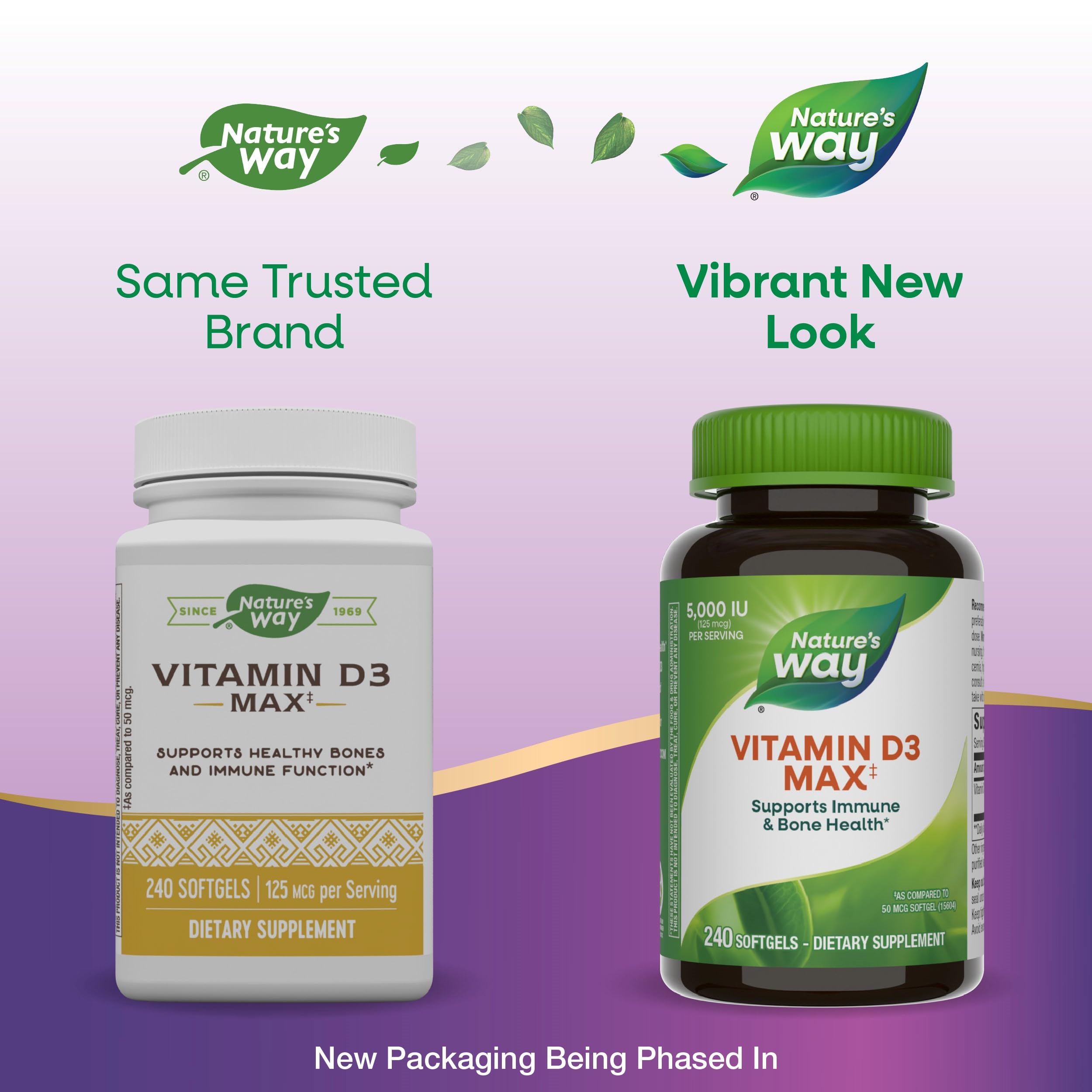 Foto 4 pulgar | Suplemento Nature's Way Vitamin D3 Max 5000 Ui 240 Cápsulas Blandas - Venta Internacional.