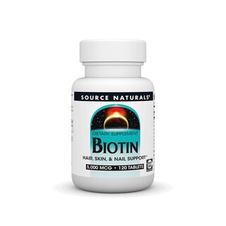 Foto 1 | Suplemento Source Naturals Biotina De 5000 Mcg, Máximo 120 Comprimidos - Venta Internacional.