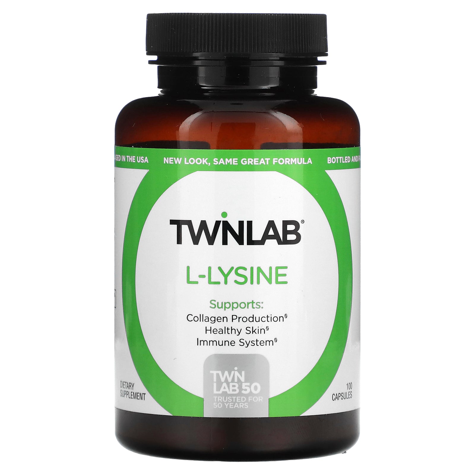 Foto 2 pulgar | Suplemento Twinlab L-lisina 500 Mg 100 Cápsulas - Venta Internacional.