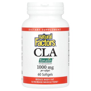 Foto 1 | Suplemento Natural Factors Cla, 1000 Mg, 60 Cápsulas Blandas - Venta Internacional.