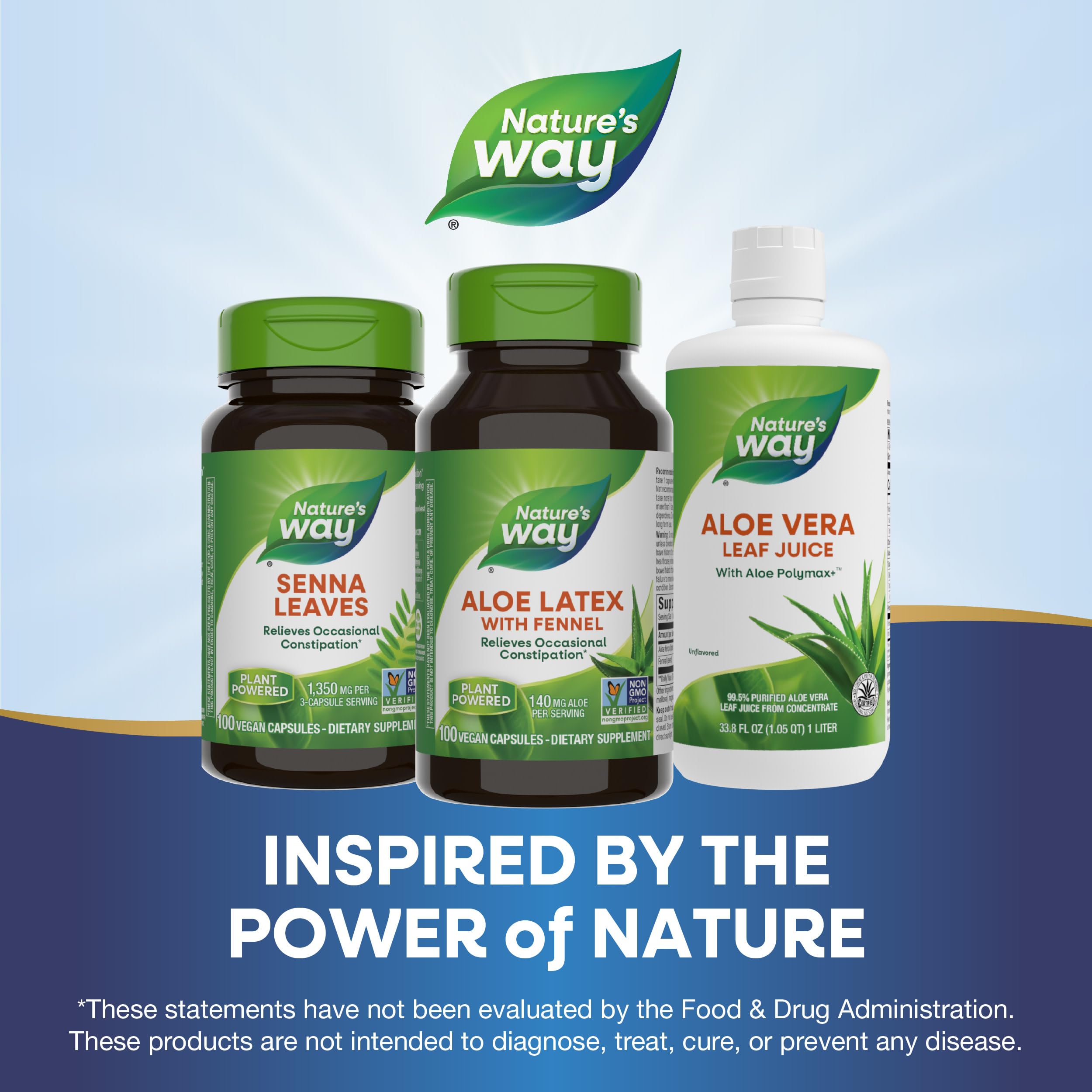 Foto 7 | Complementa El Látex De Aloe Con Hinojo De Nature's Way, 100 Cápsulas Veganas - Venta Internacional.